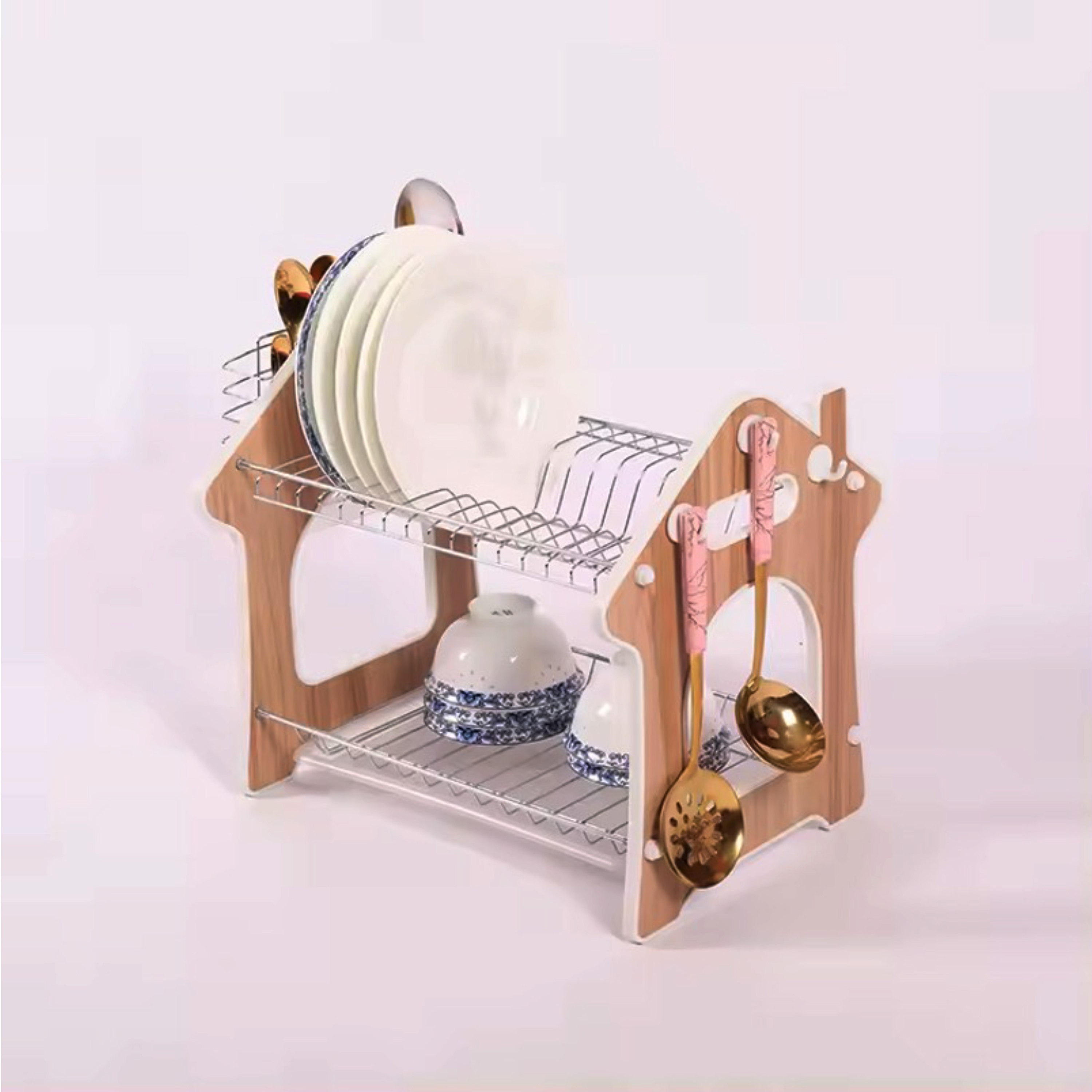 رف تجفيف الصحون مع صينية تنقيط قابلة للإزالة من صفا-hbxhomeware-hbxkitchen-image-1