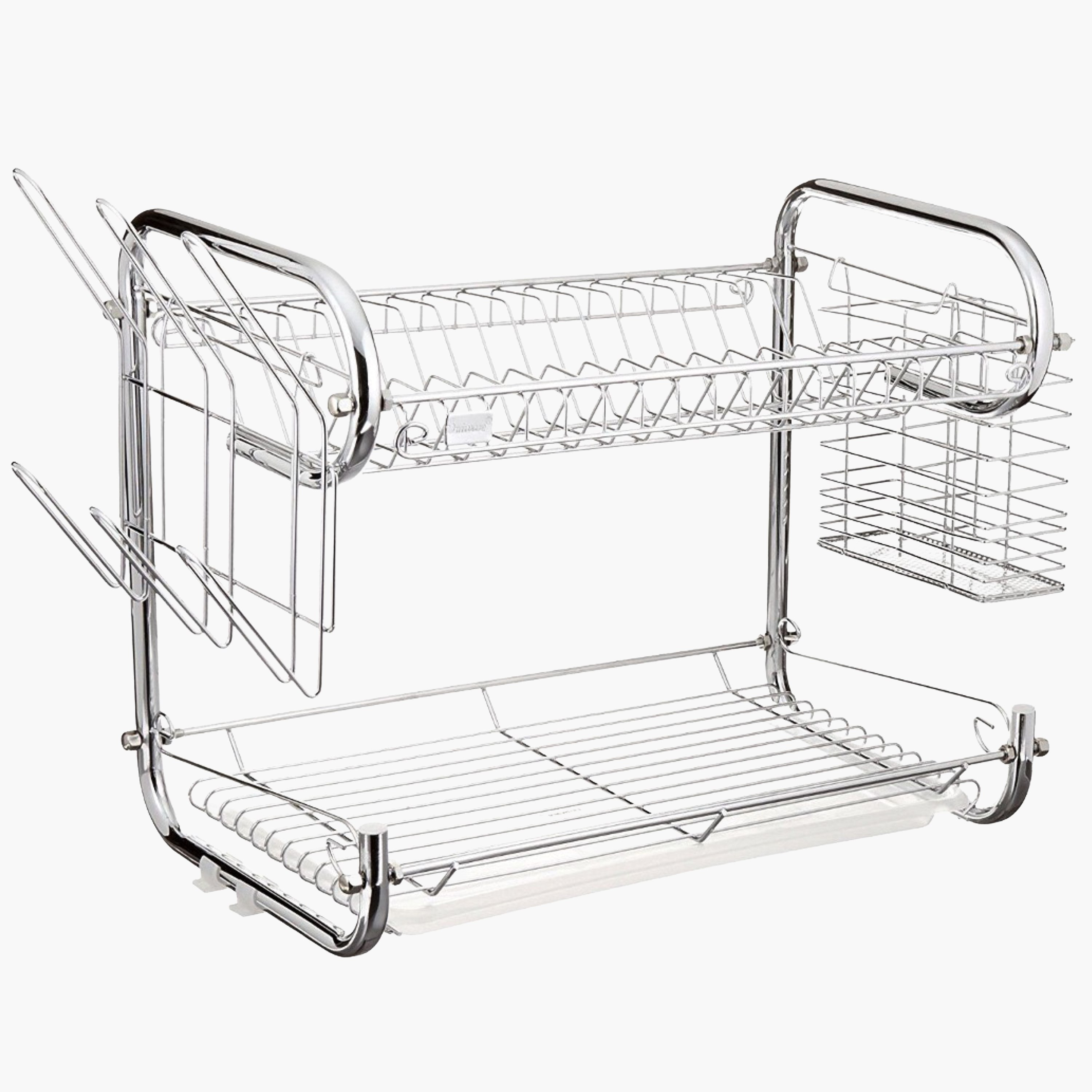 رف تجفيف صحون مضاد للصدأ بطابقين ومصفاة حوض للمطبخ من صفا-hbxhomeware-hbxkitchen-image-3