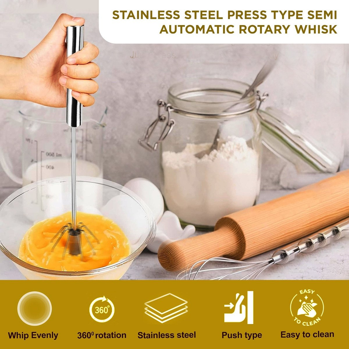 Safa Hand Push Stainless Steel Rotary Whisk Blender-hbxkitchen-kitchenware-kitchenaccessories-image-5