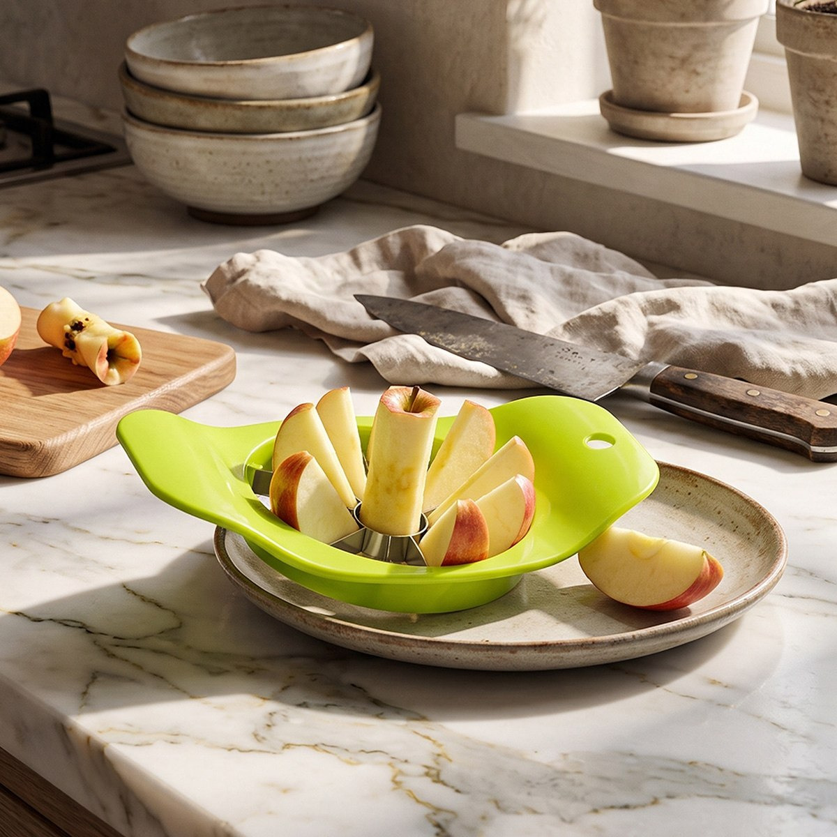 Safa Stainless Steel Apple Slicer-hbxkitchen-kitchenware-kitchenaccessories-image-1