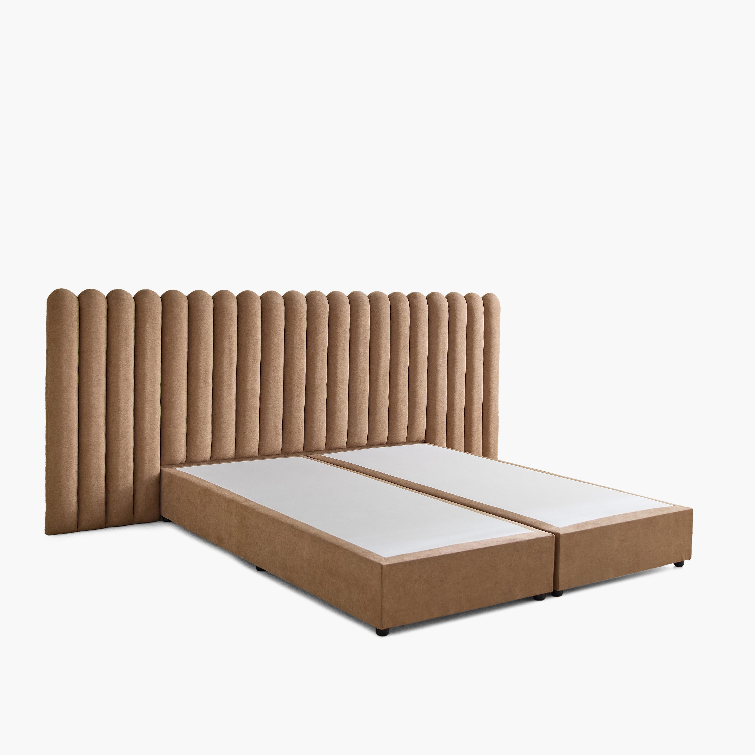 Curvy Brooks Extended Headboard King Upholstered Bed - 180x200 cm-PROMO_HB_UAE_HBX10_250526-image-10