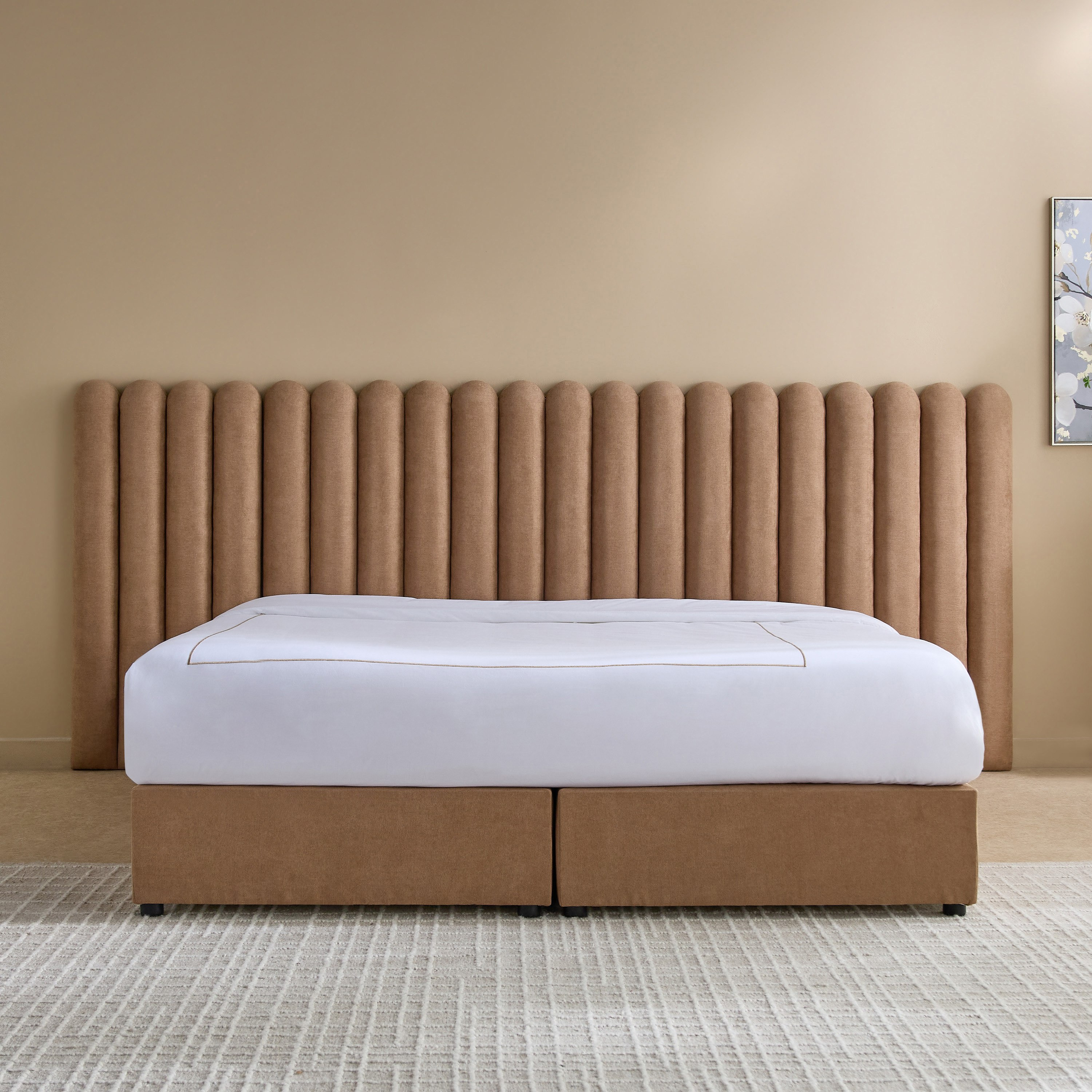 Curvy Brooks Extended Headboard King Upholstered Bed - 180x200 cm-PROMO_HB_UAE_HBX10_250526-image-2