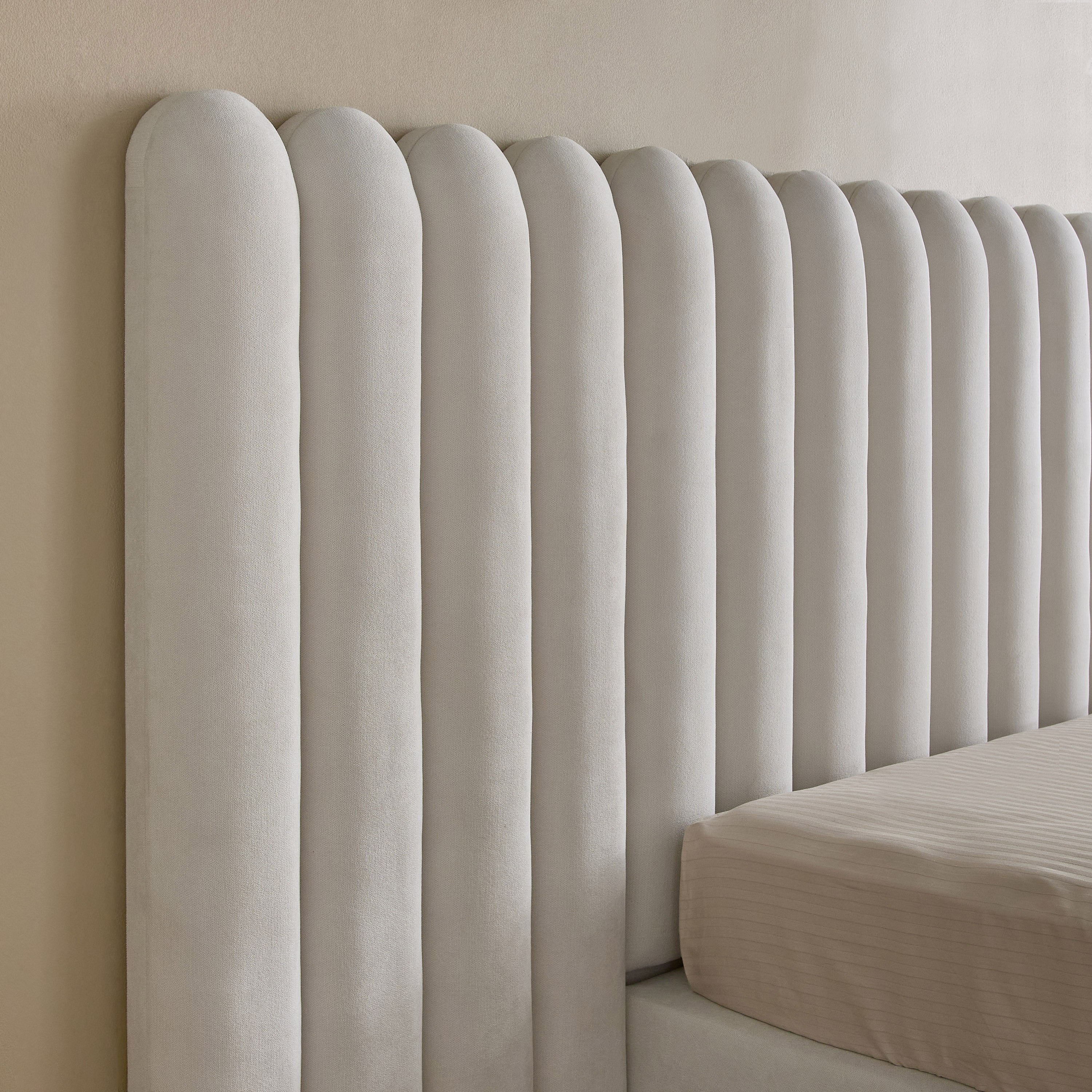 Curvy Brooks Extended Headboard King Upholstered Bed - 180x200 cm-PROMO_HB_UAE_HBX10_250526-image-4
