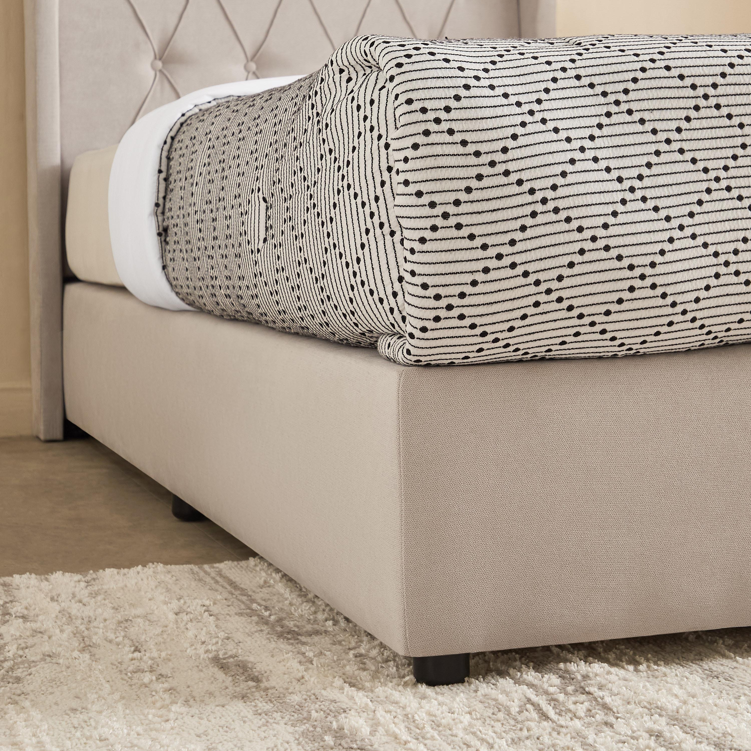 Curvy Chester Single Upholstered Bed - 90x200 cm-hbxkidsandyouth-bedsandbedsets-beds-single-image-5