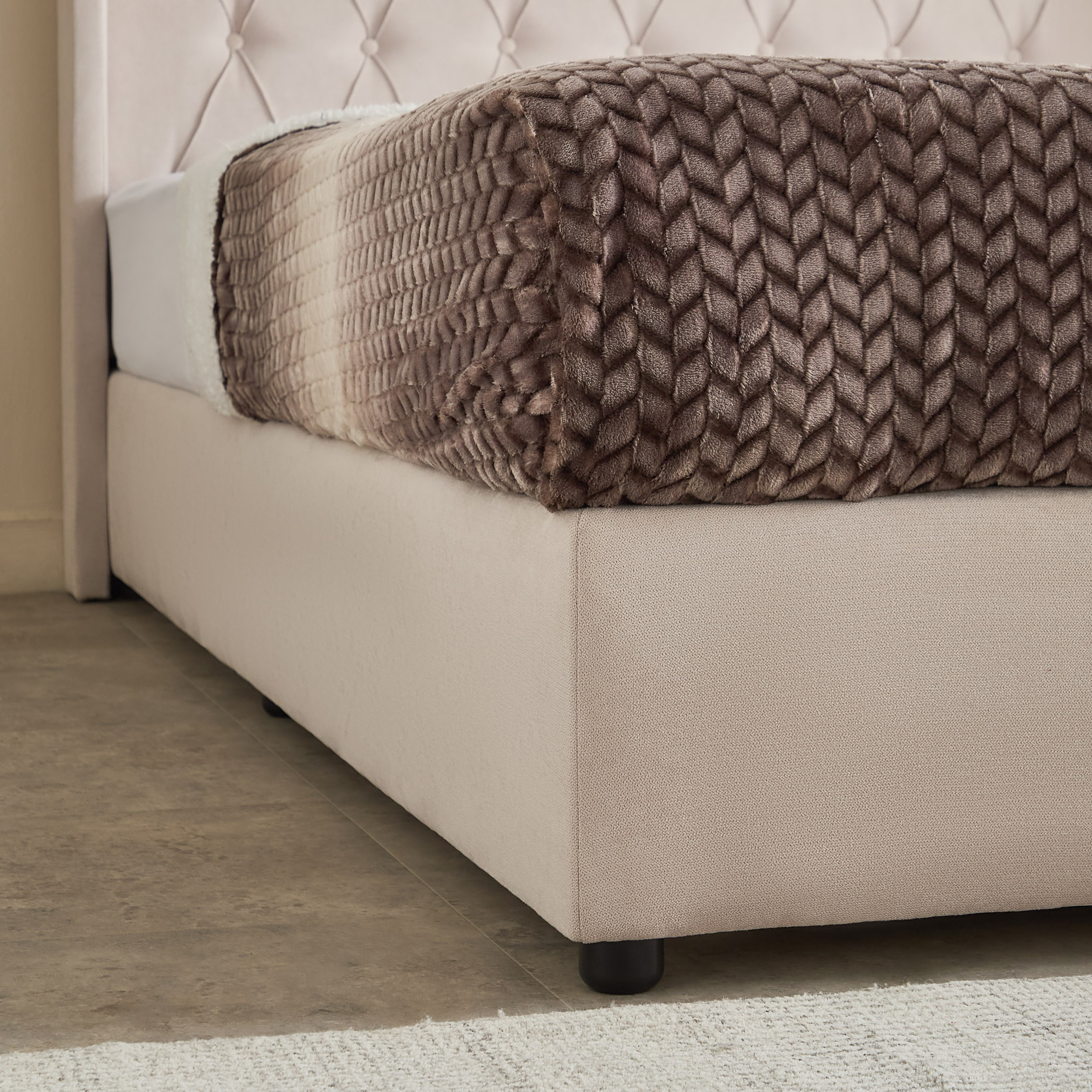 Curvy Chester Twin Upholstered Bed - 120x200 cm-hbxbedroom-bedsandbedsets-upholsteredbeds-twin-image-5