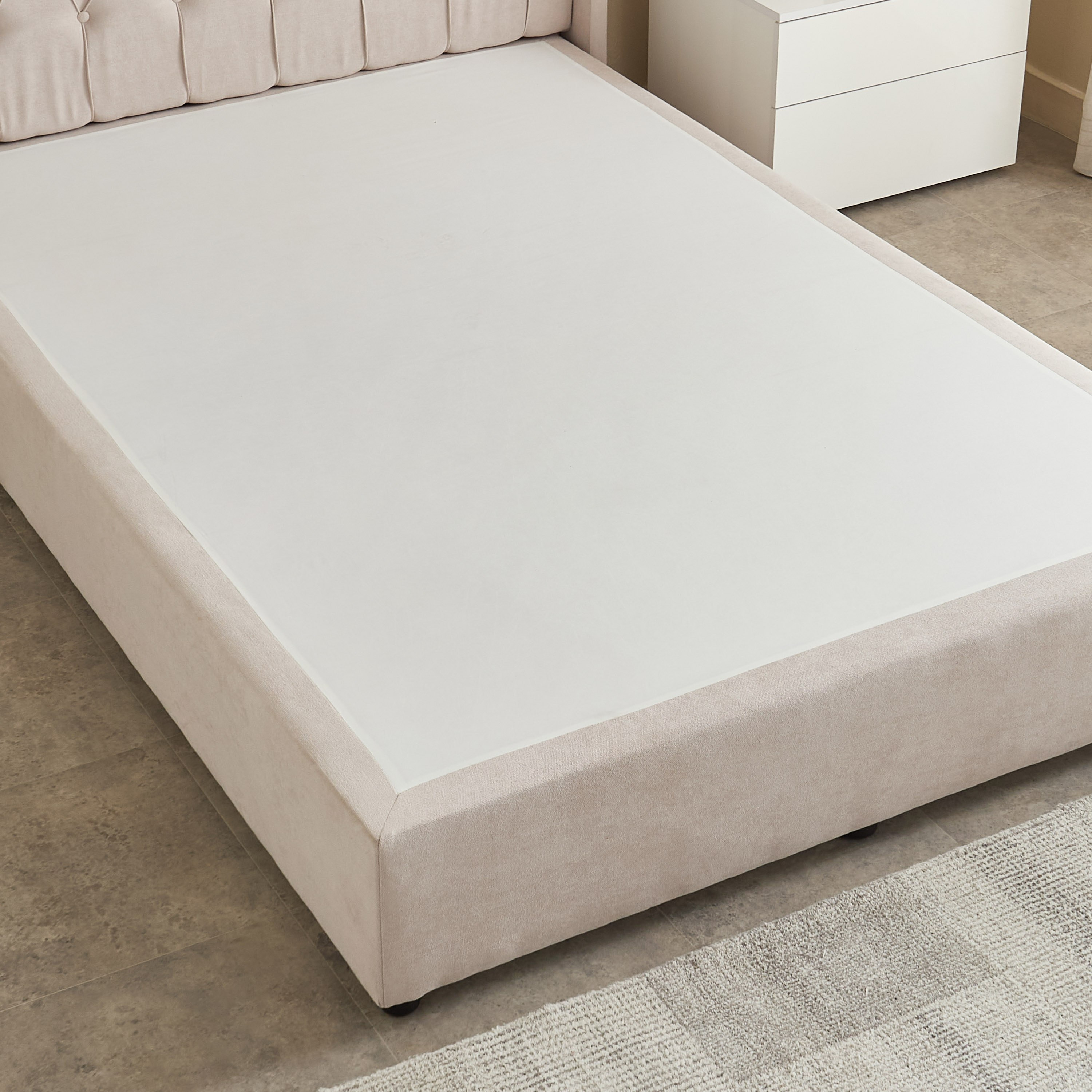 Curvy Chester Twin Upholstered Bed - 120x200 cm-hbxbedroom-bedsandbedsets-upholsteredbeds-twin-image-6