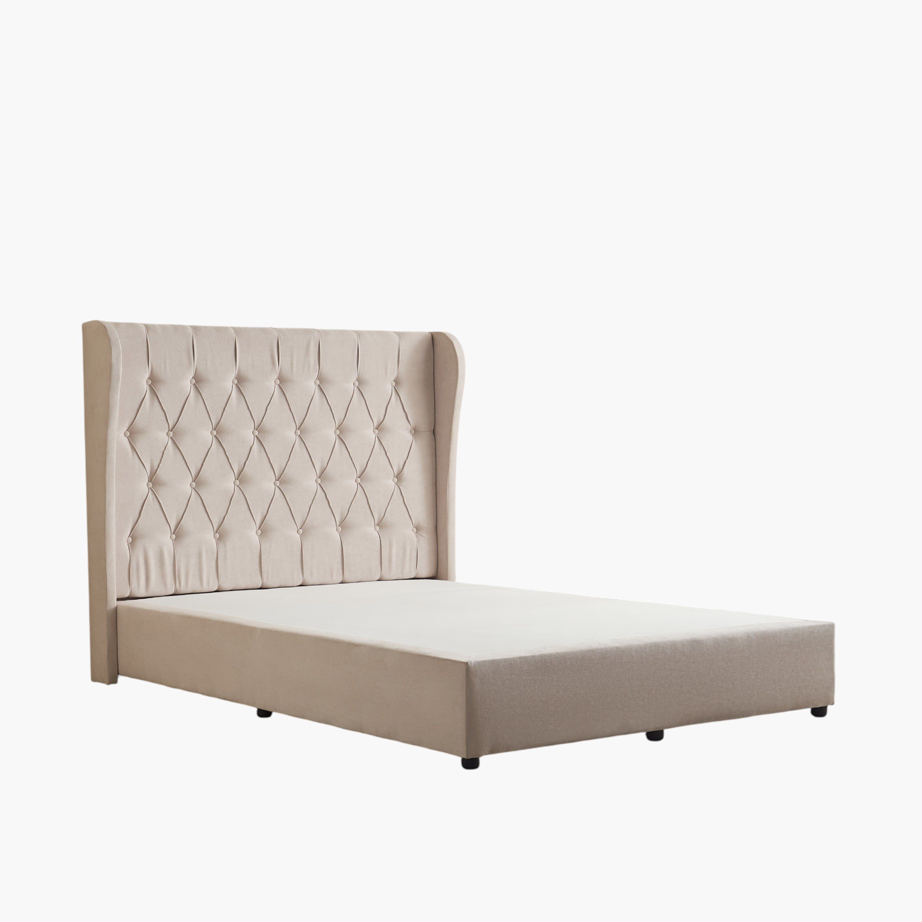 Curvy Chester Twin Upholstered Bed - 120x200 cm-hbxbedroom-bedsandbedsets-upholsteredbeds-twin-image-8