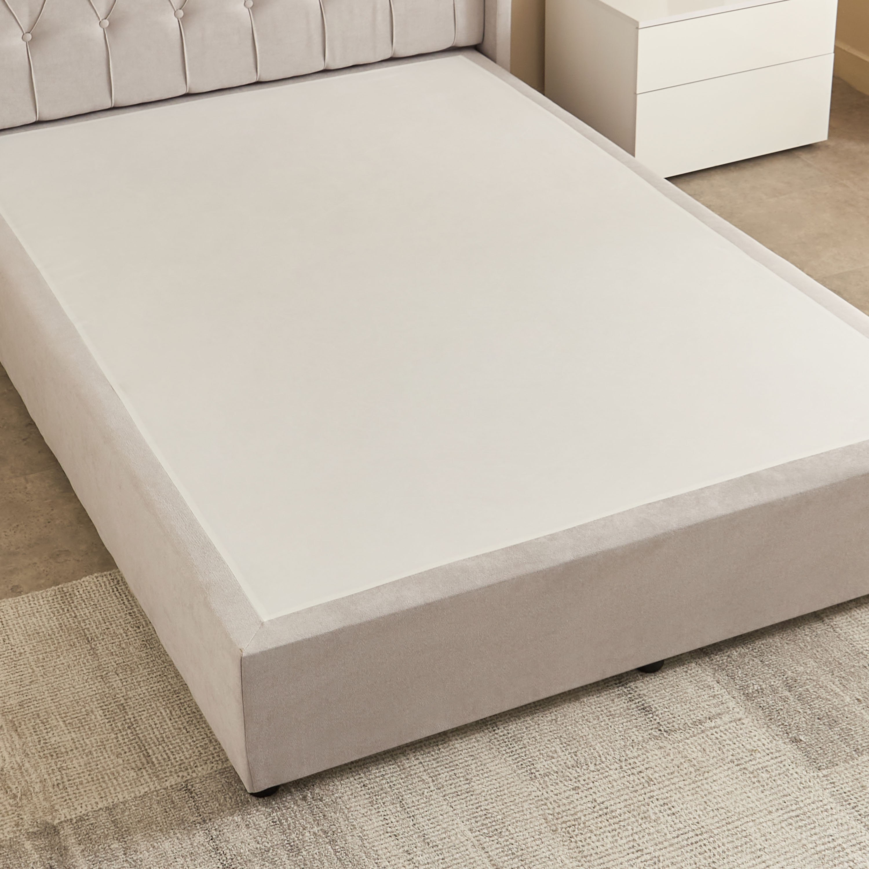 Curvy Chester Twin Upholstered Bed - 120x200 cm-hbxbedroom-bedsandbedsets-upholsteredbeds-twin-image-6
