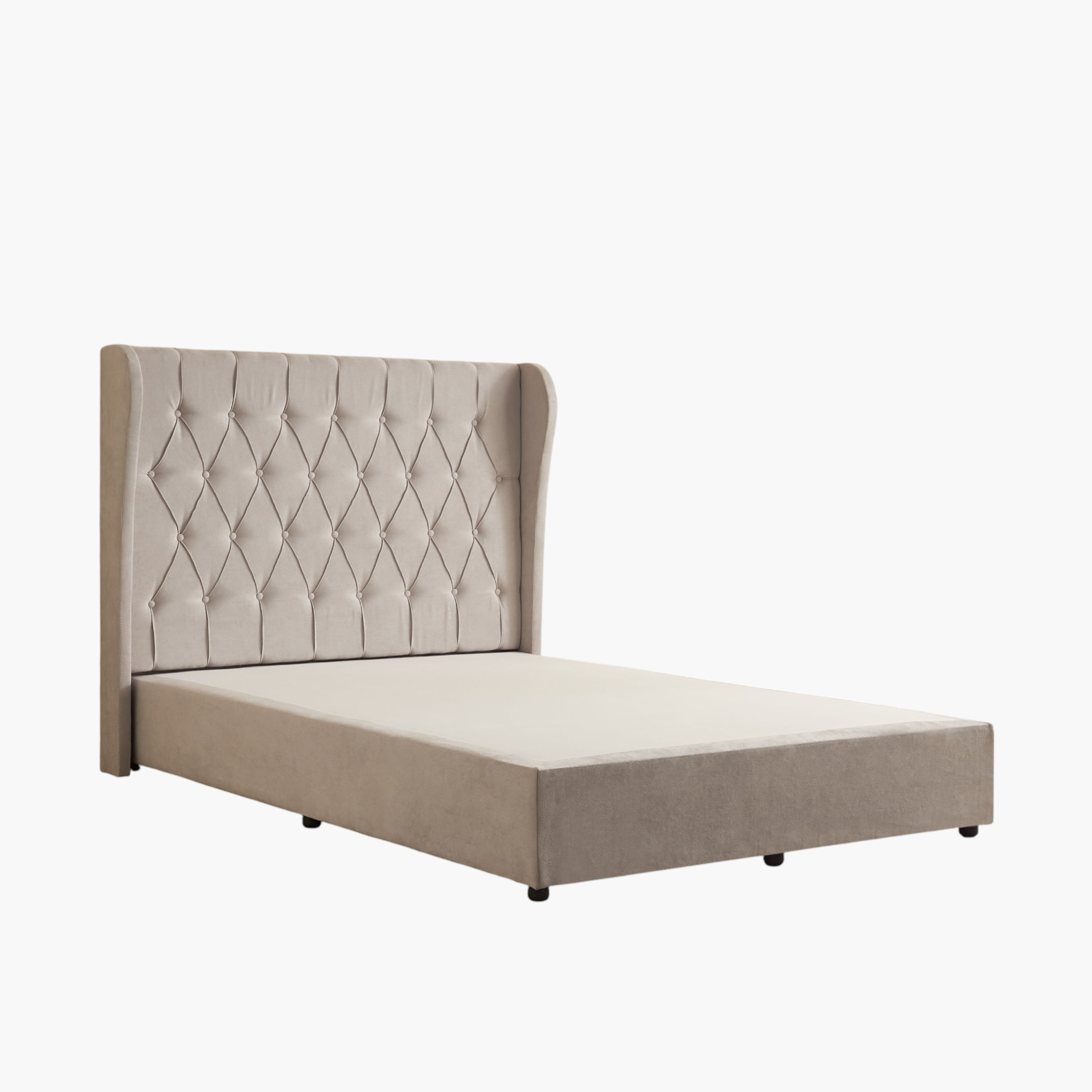 Curvy Chester Twin Upholstered Bed - 120x200 cm-hbxbedroom-bedsandbedsets-upholsteredbeds-twin-image-8