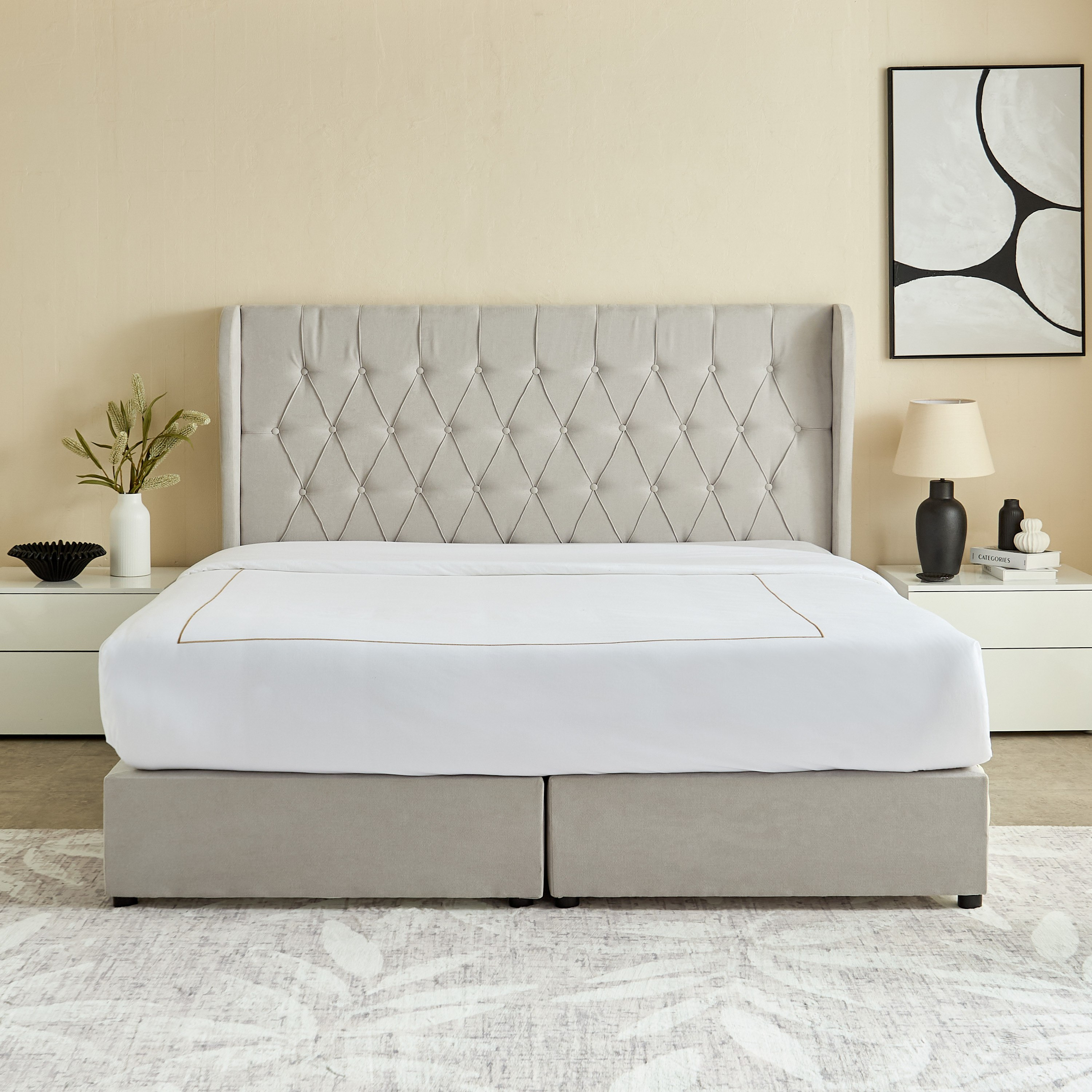 Curvy Chester King Upholstered Bed - 180x200 cm-PROMO_HB_UAE_HBX10_250526-image-2
