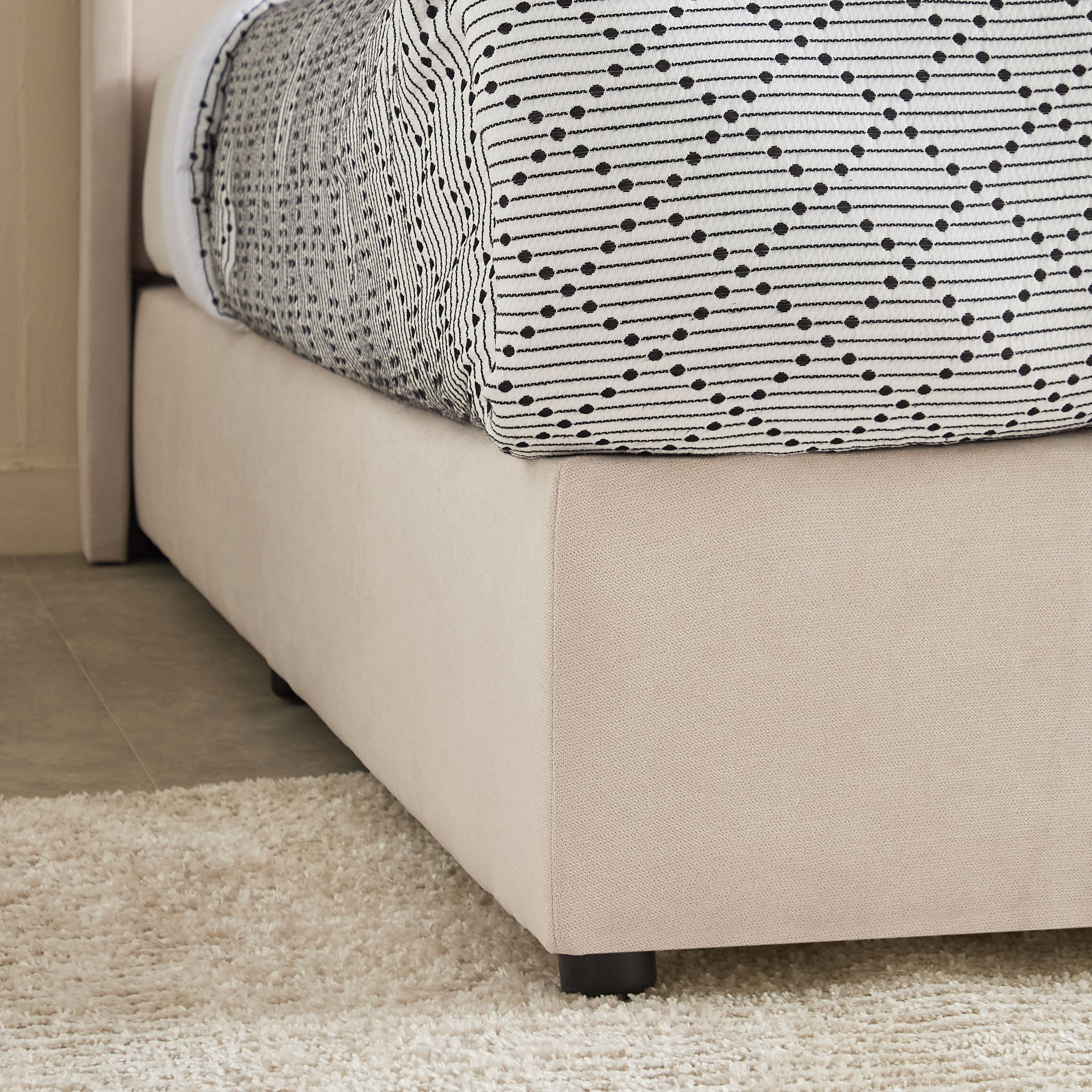 Curvy Chester Single Upholstered Bed - 90x200 cm-hbxkidsandyouth-bedsandbedsets-beds-single-image-5