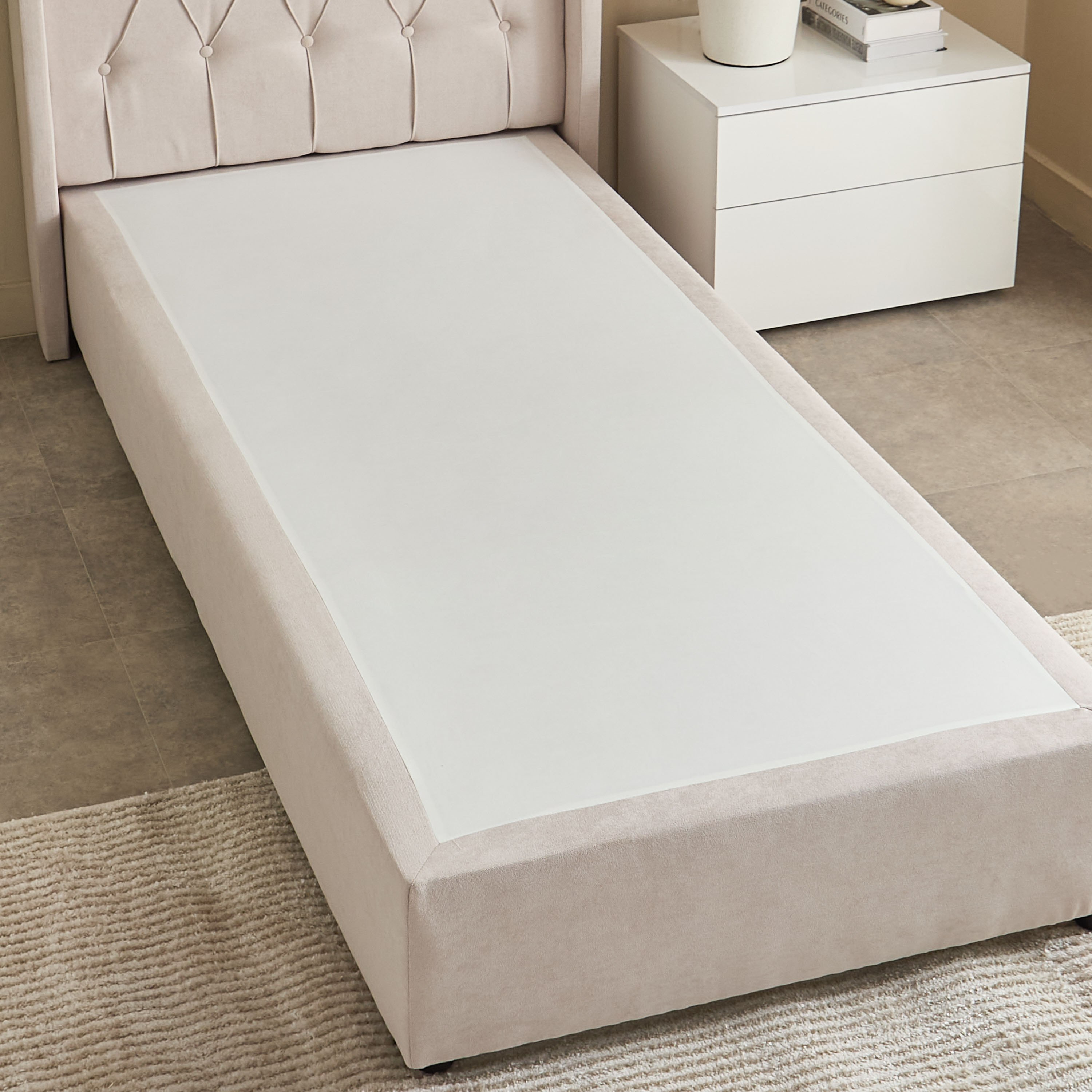 Curvy Chester Single Upholstered Bed - 90x200 cm-hbxkidsandyouth-bedsandbedsets-beds-single-image-6