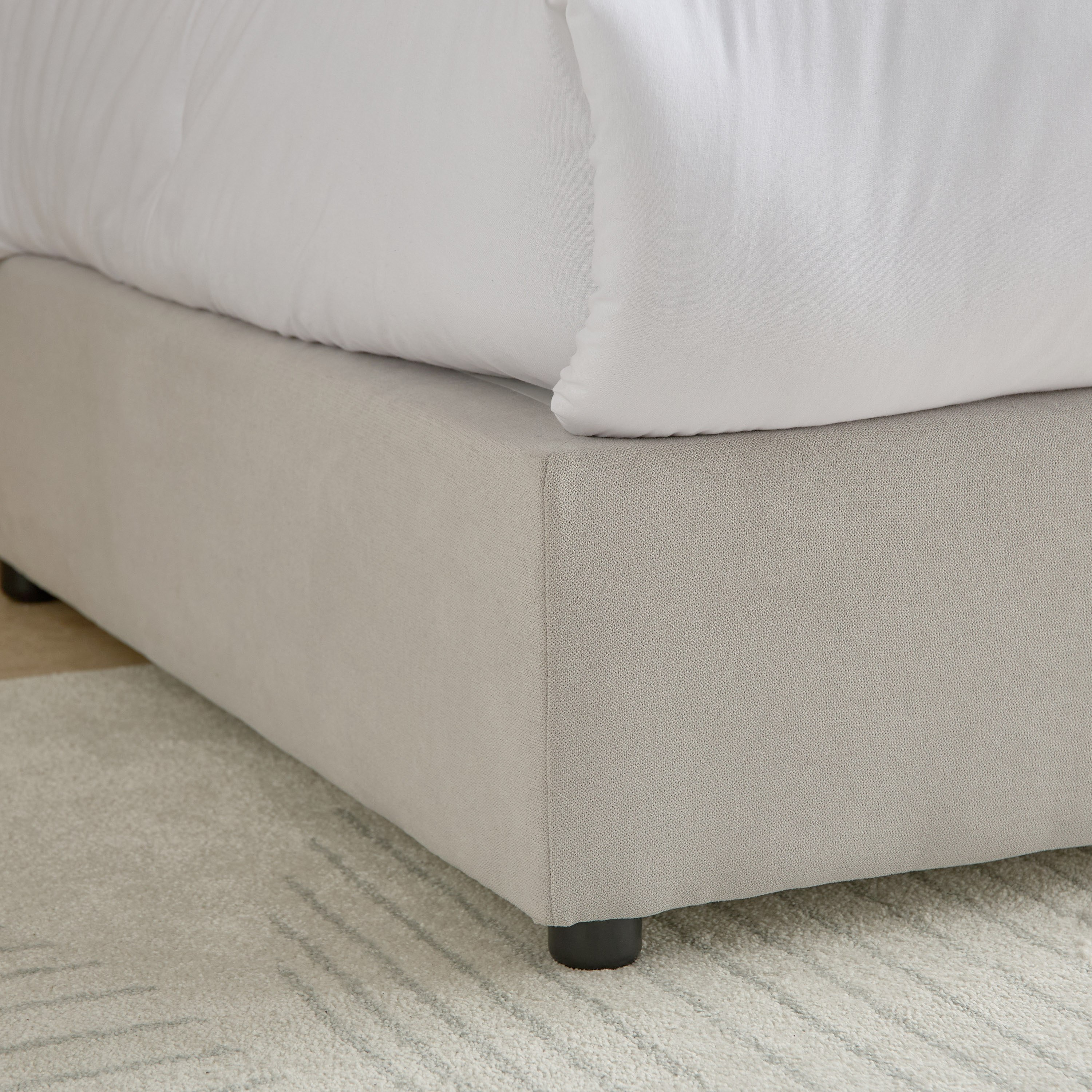 Curvy Clark Upholstered Single Bed - 90x200 cm-hbxkidsandyouth-bedsandbedsets-beds-single-image-5