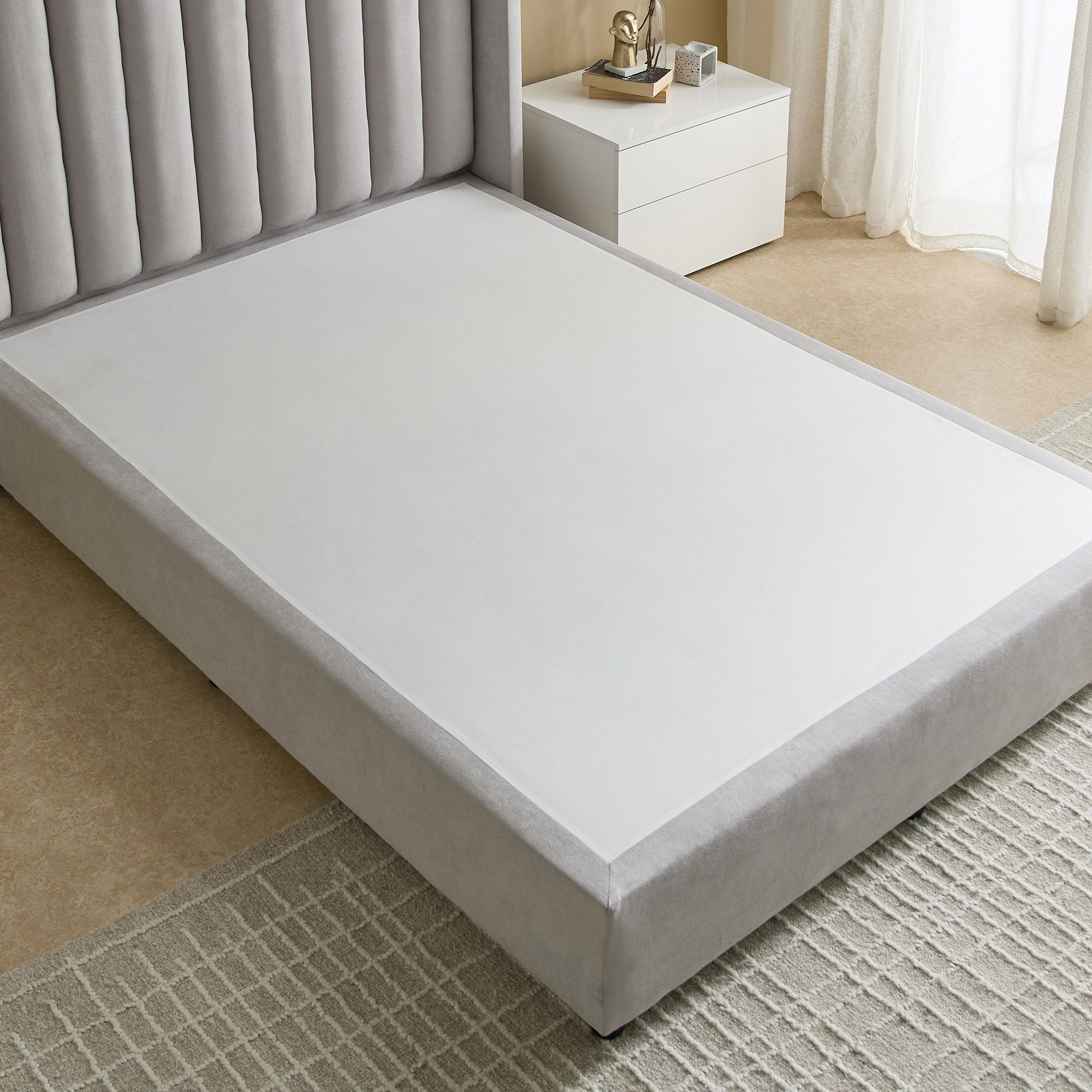 Curvy Clark Upholstered Queen Bed - 160x200 cm-hbxbedroom-bedsandbedsets-beds-queen-image-6