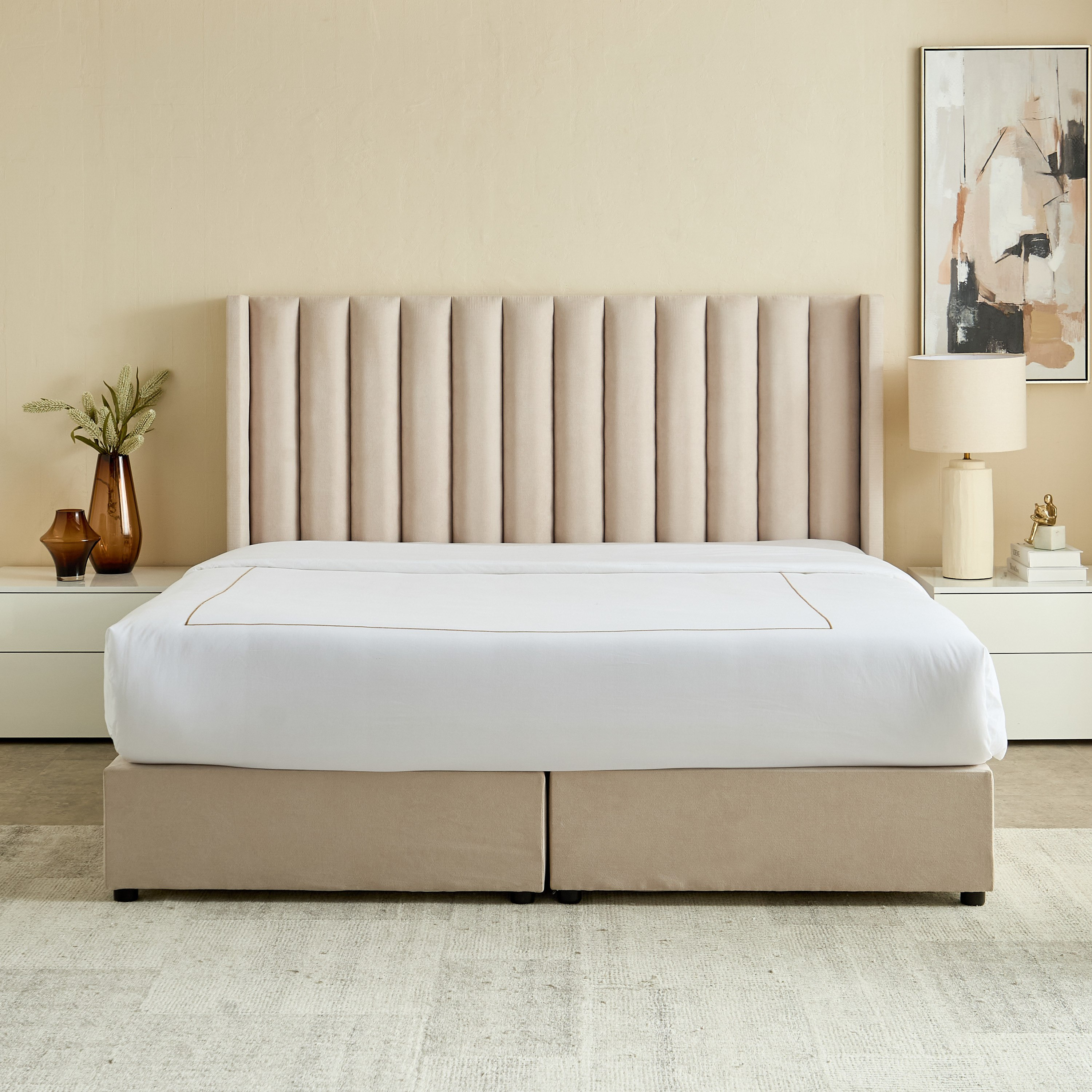Curvy Clark Upholstered King Bed - 180x200 cm-PROMO_HB_UAE_HBX10_250526-image-2