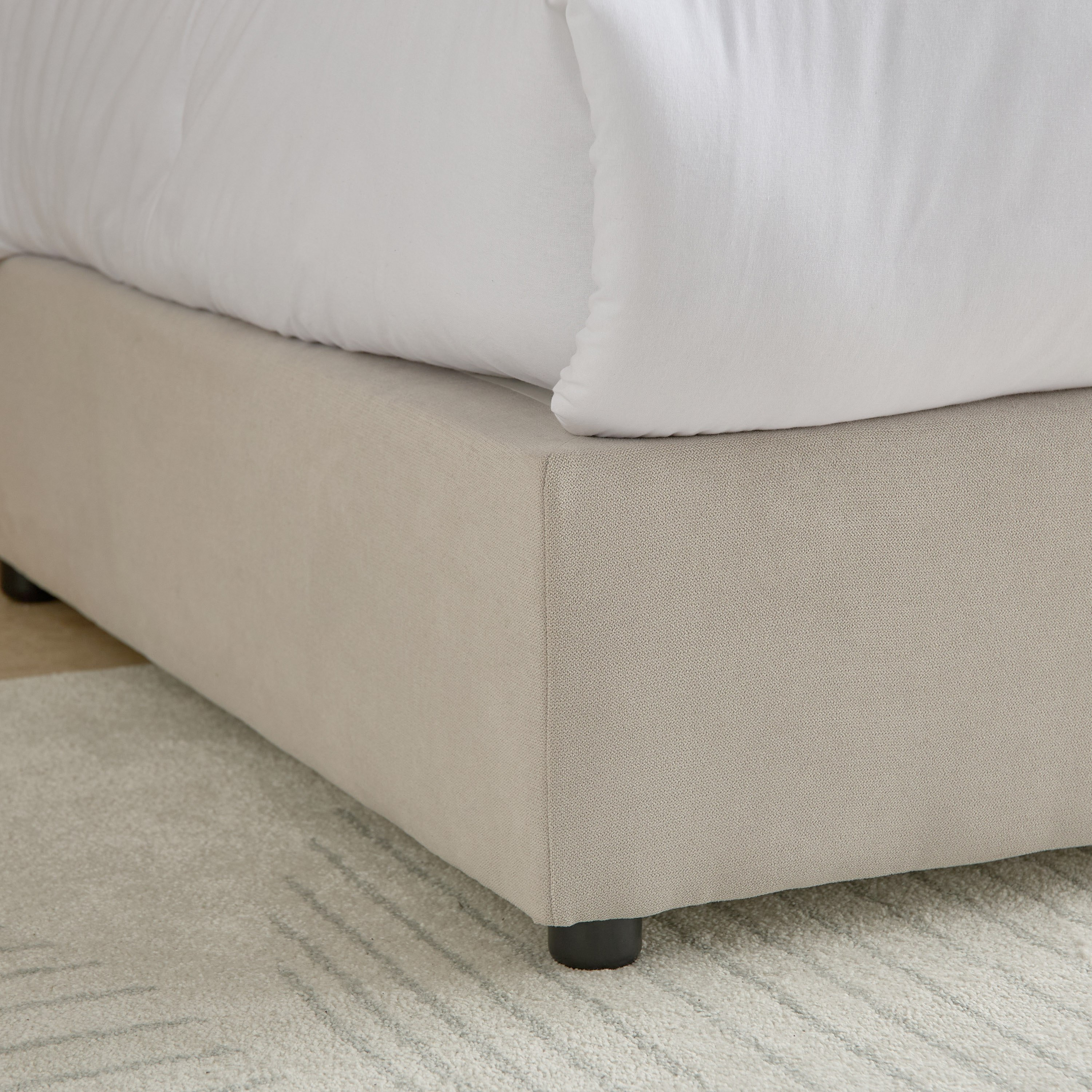Curvy Clark Upholstered Single Bed - 90x200 cm-hbxkidsandyouth-bedsandbedsets-beds-single-image-5