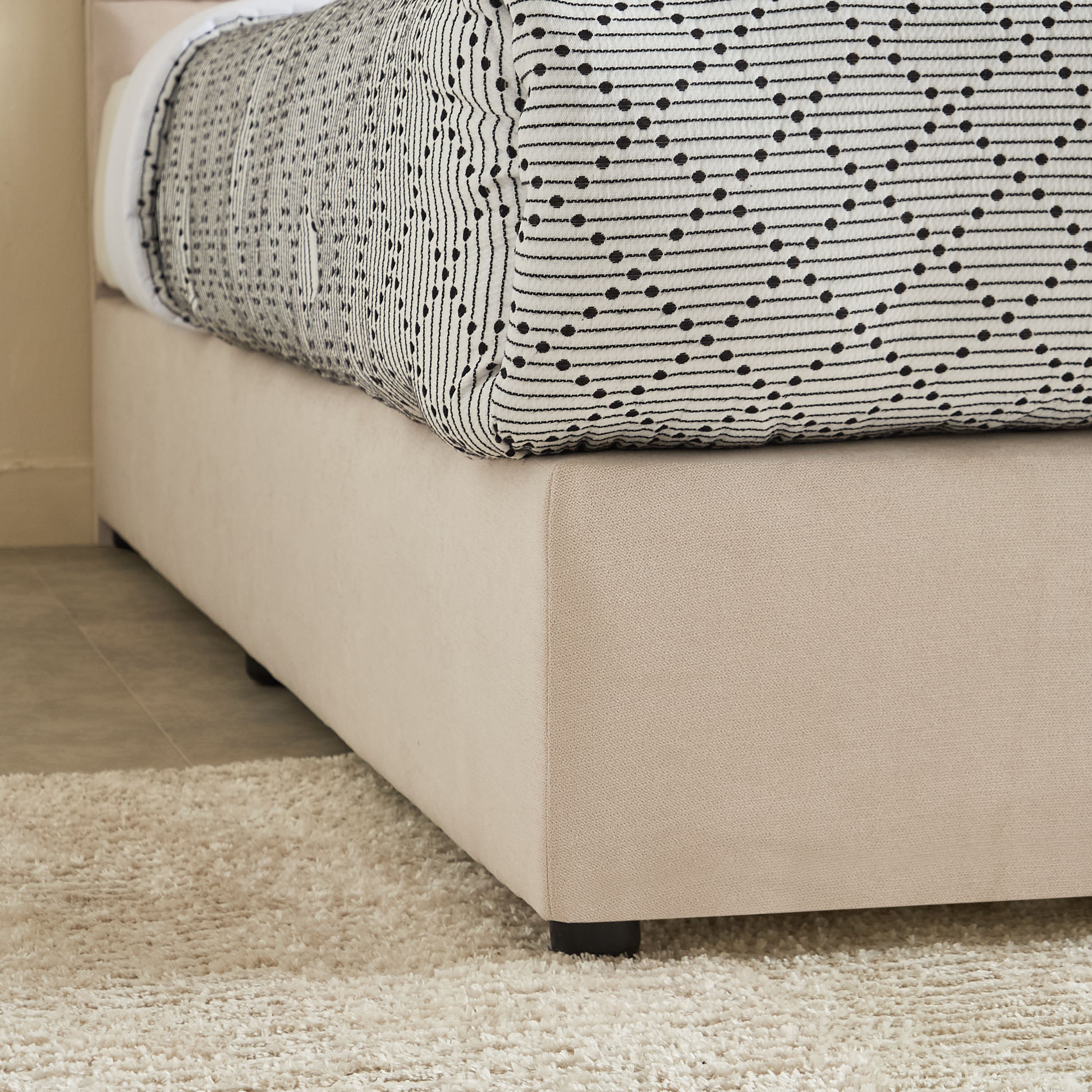 Curvy Rubik Single Upholstered Bed - 90x200 cm-hbxkidsandyouth-bedsandbedsets-beds-single-image-5