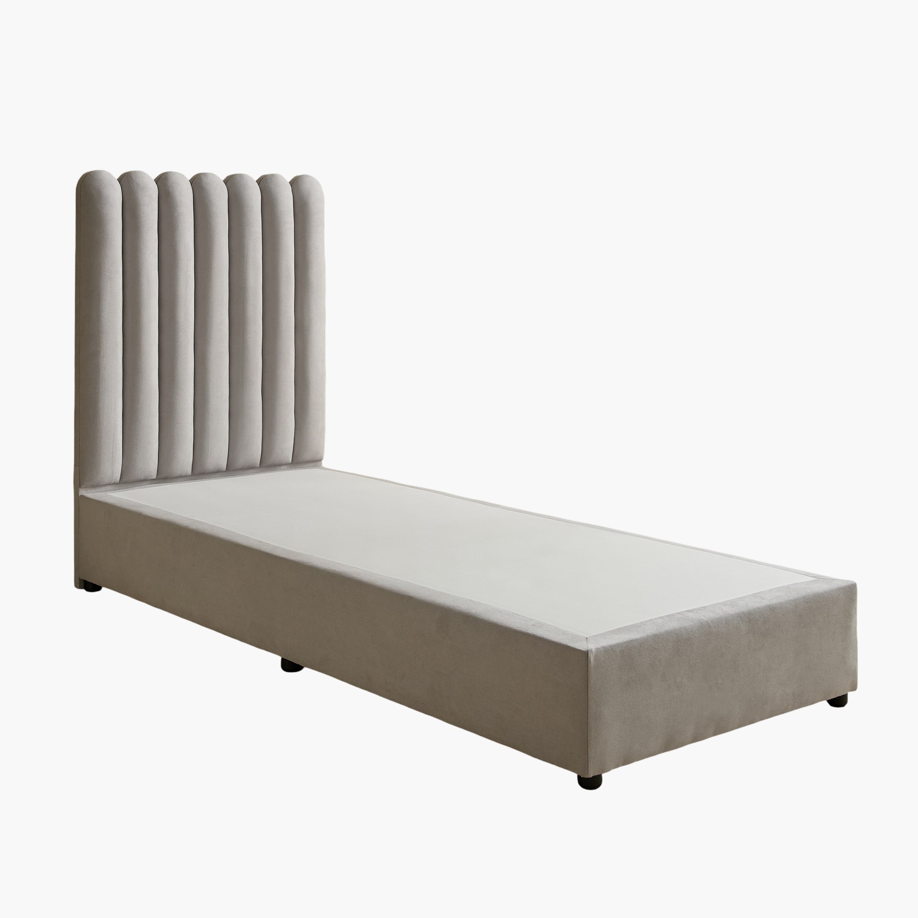 Curvy Haze Upholstered Single Bed - 90x200 cm-hbxkidsandyouth-bedsandbedsets-beds-single-image-8