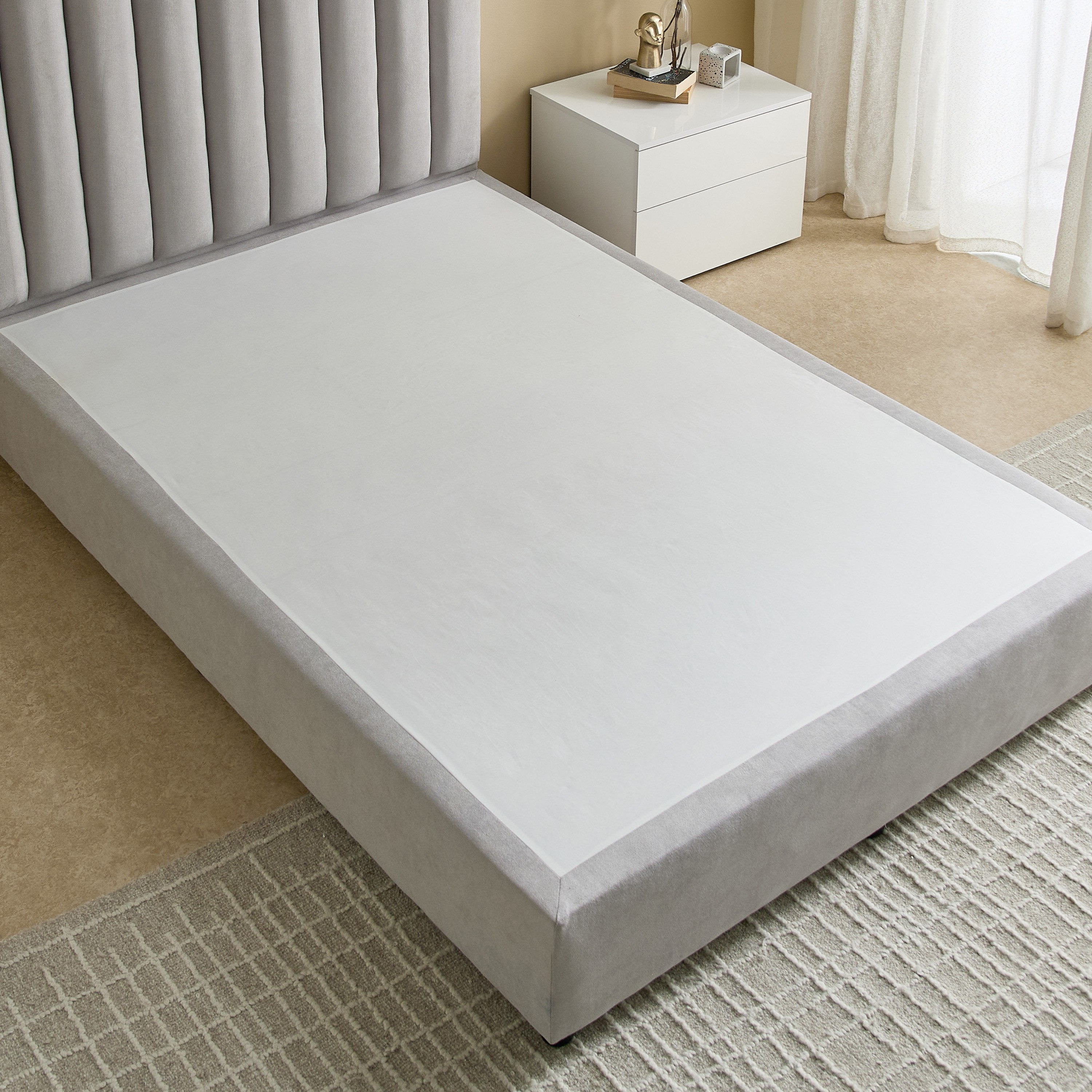 Curvy Haze Upholstered Twin Bed - 120x200 cm-hbxbedroom-bedsandbedsets-upholsteredbeds-twin-image-6