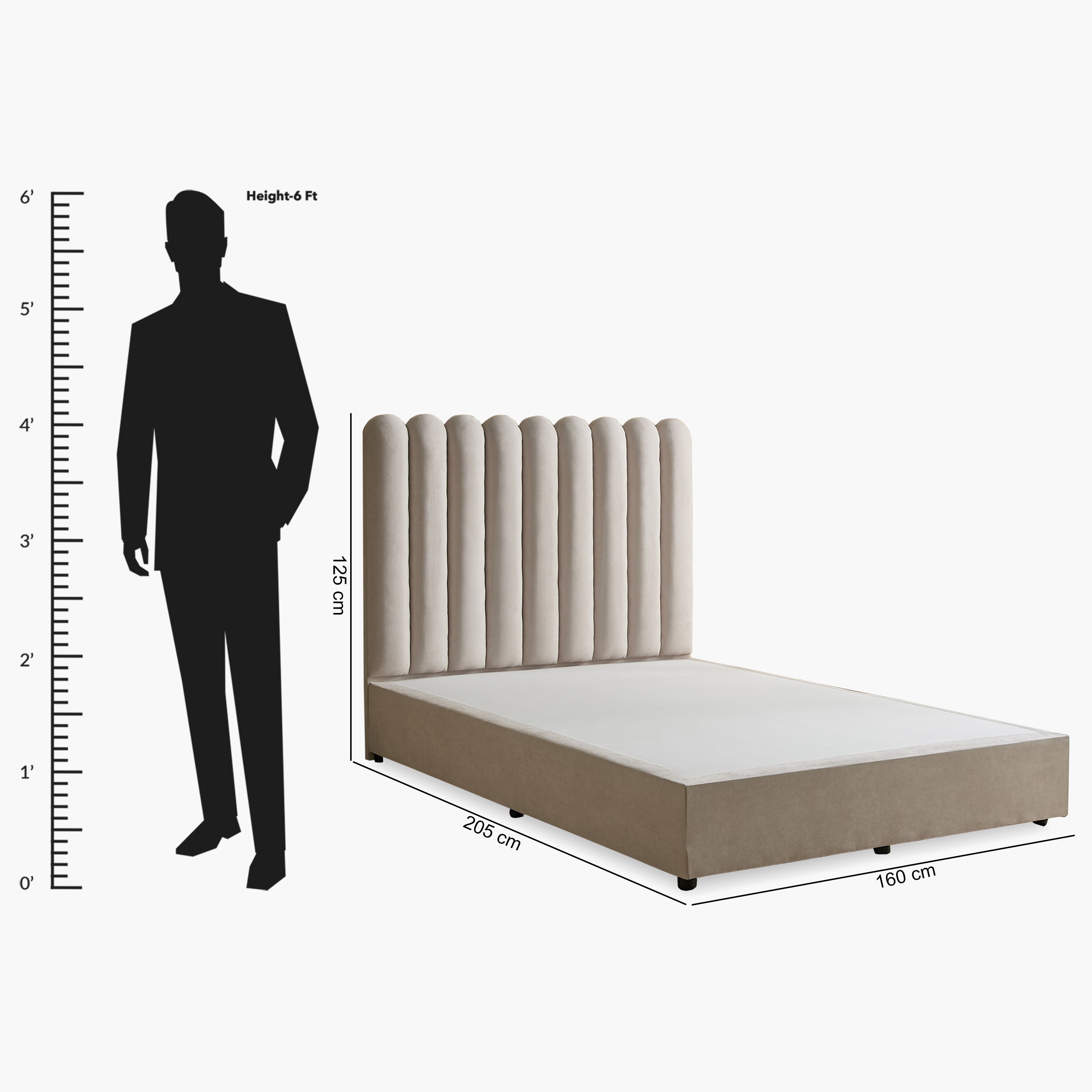 Curvy Haze Upholstered Queen Bed - 160x200 cm-hbxbedroom-bedsandbedsets-beds-queen-image-9