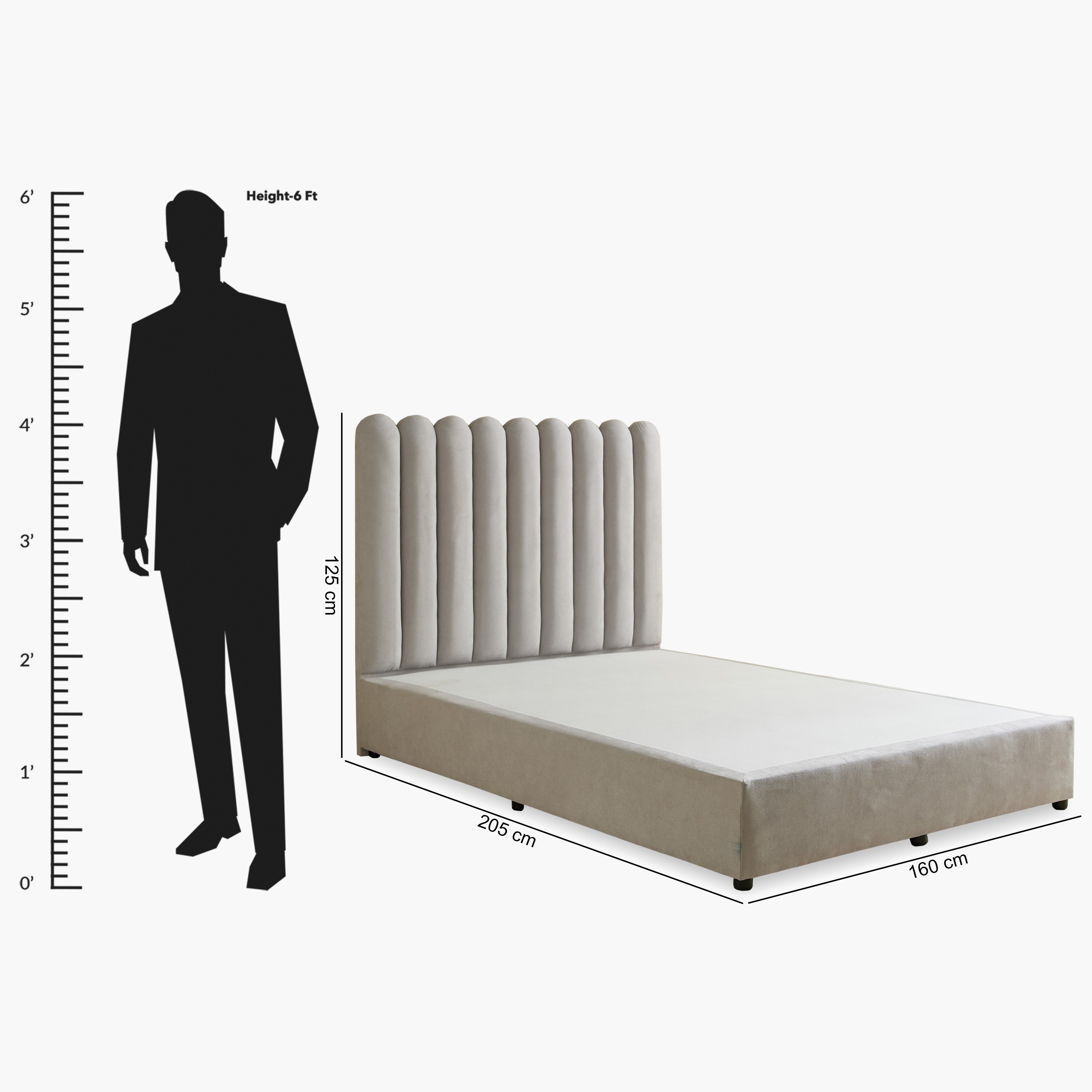 Curvy Haze Upholstered Queen Bed - 160x200 cm-hbxbedroom-bedsandbedsets-beds-queen-image-9