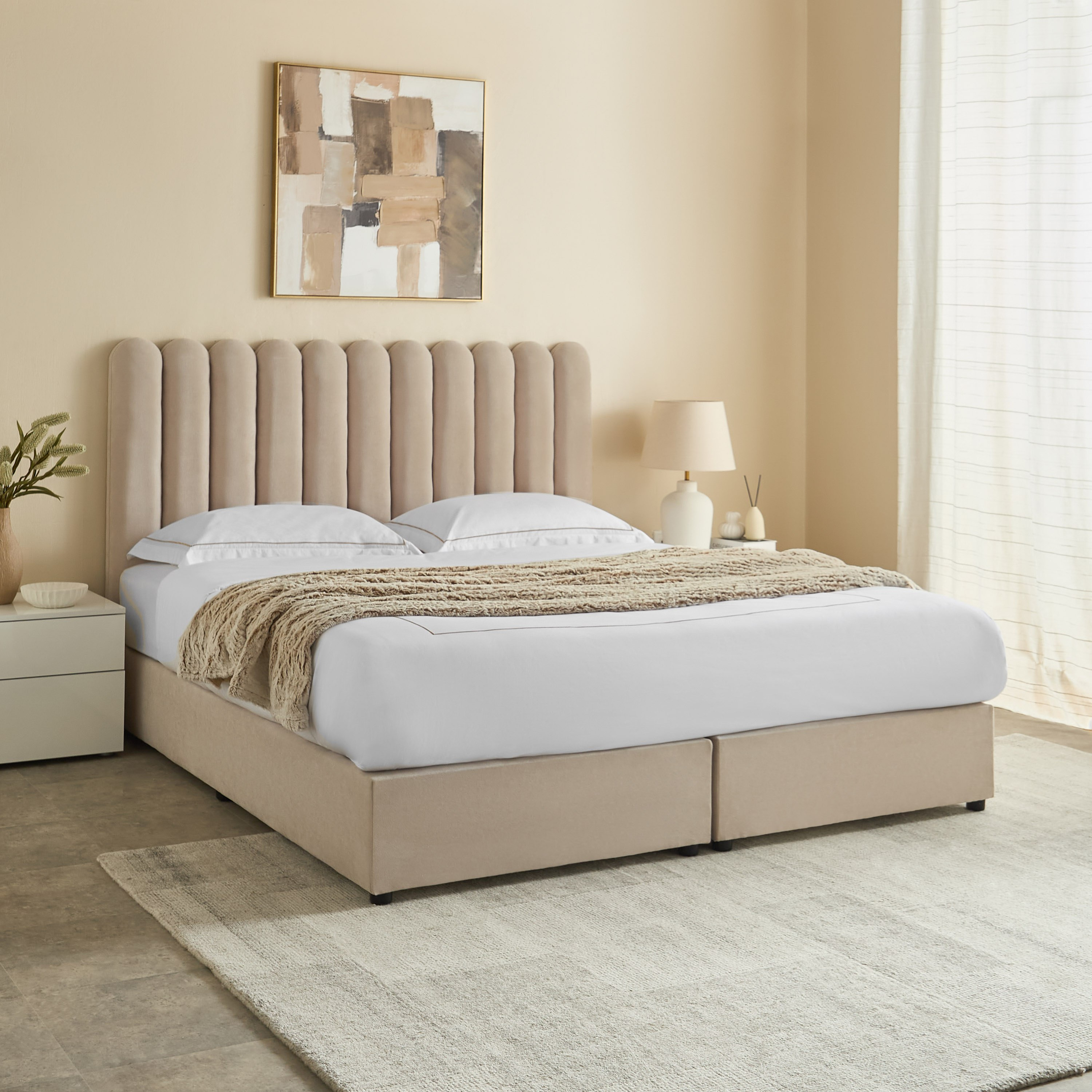 Curvy Haze King Upholstered Bed - 180x200 cm-PROMO_HB_UAE_HBX10_250526-image-8