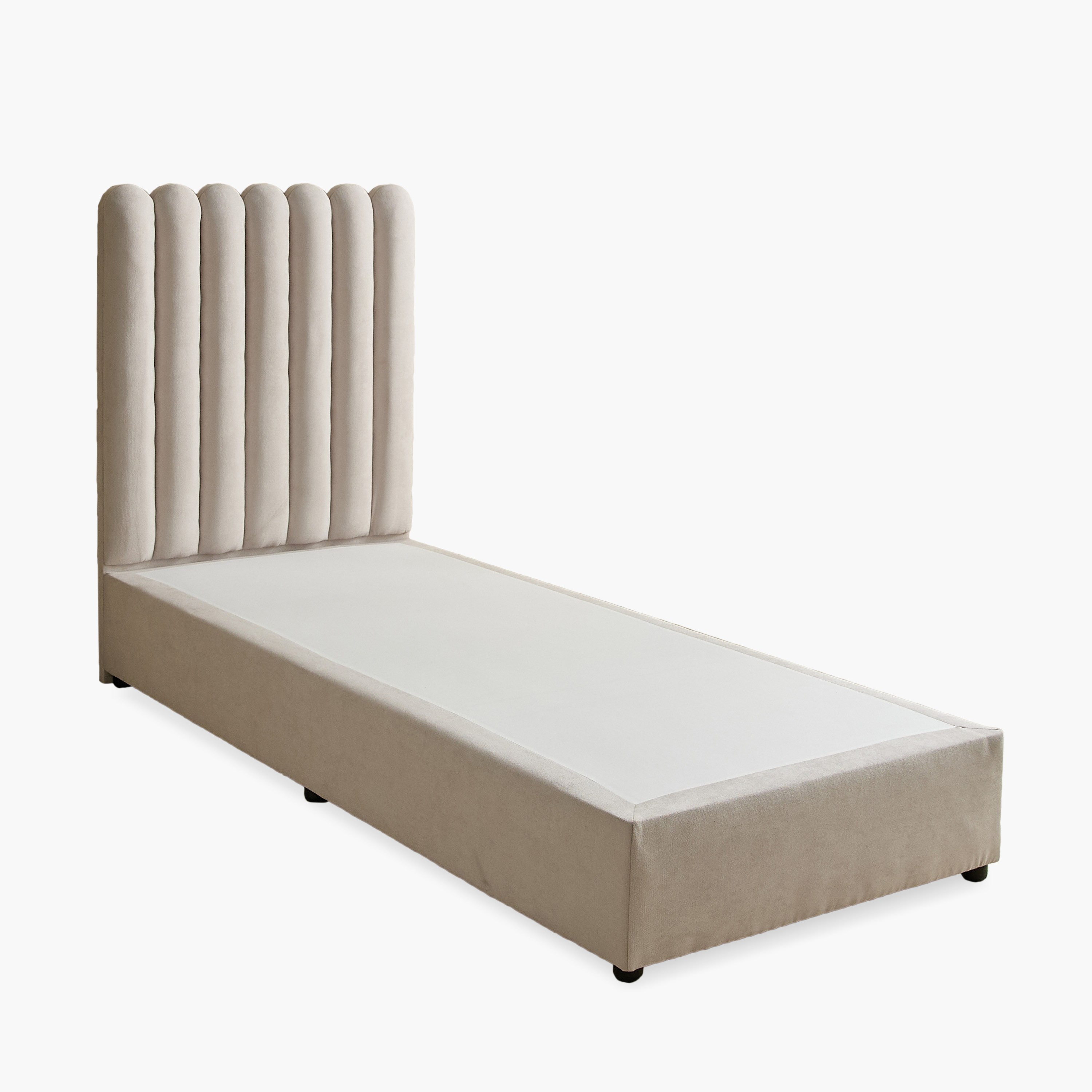 Curvy Haze Upholstered Single Bed - 90x200 cm-hbxkidsandyouth-bedsandbedsets-beds-single-image-8