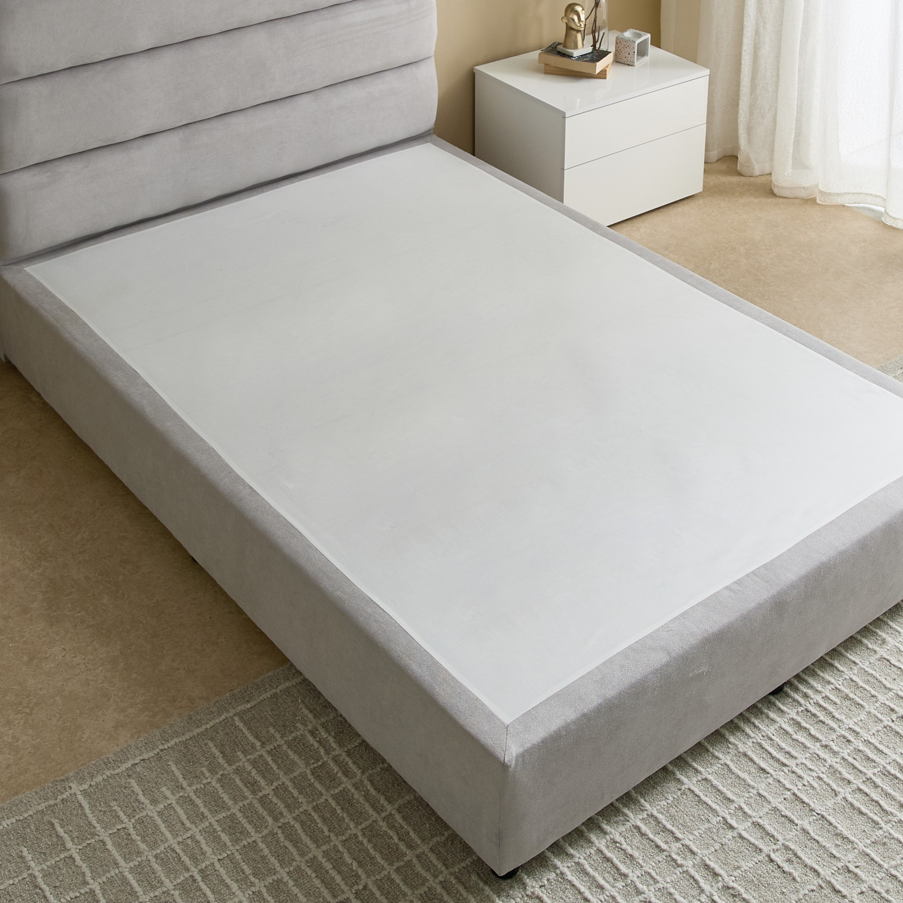 Curvy Linear Upholstered Queen Bed - 160x200 cm-hbxbedroom-bedsandbedsets-beds-queen-image-6