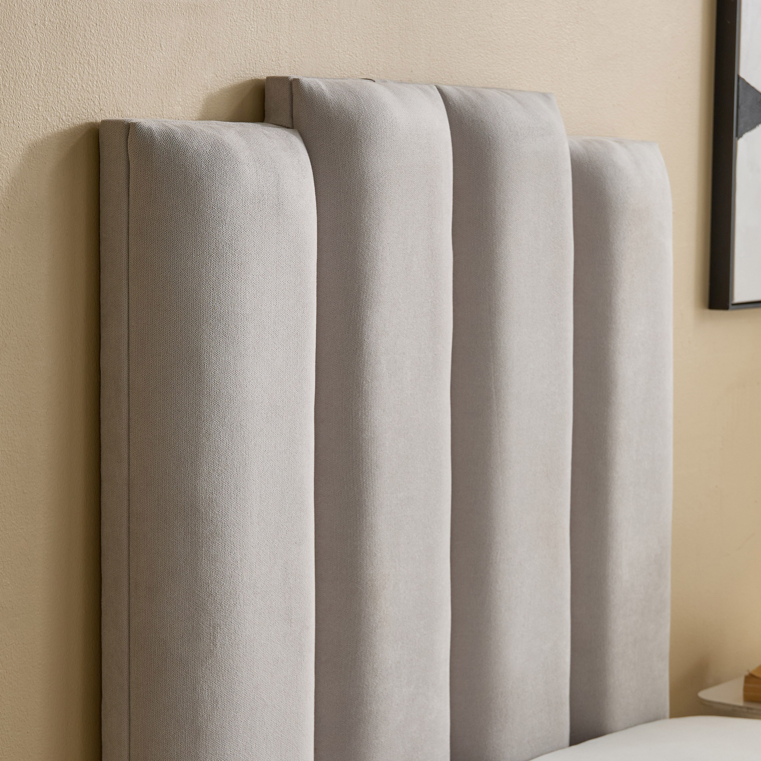 Curvy Riston Upholstered Single Bed - 90x200 cm-hbxkidsandyouth-bedsandbedsets-beds-single-image-4