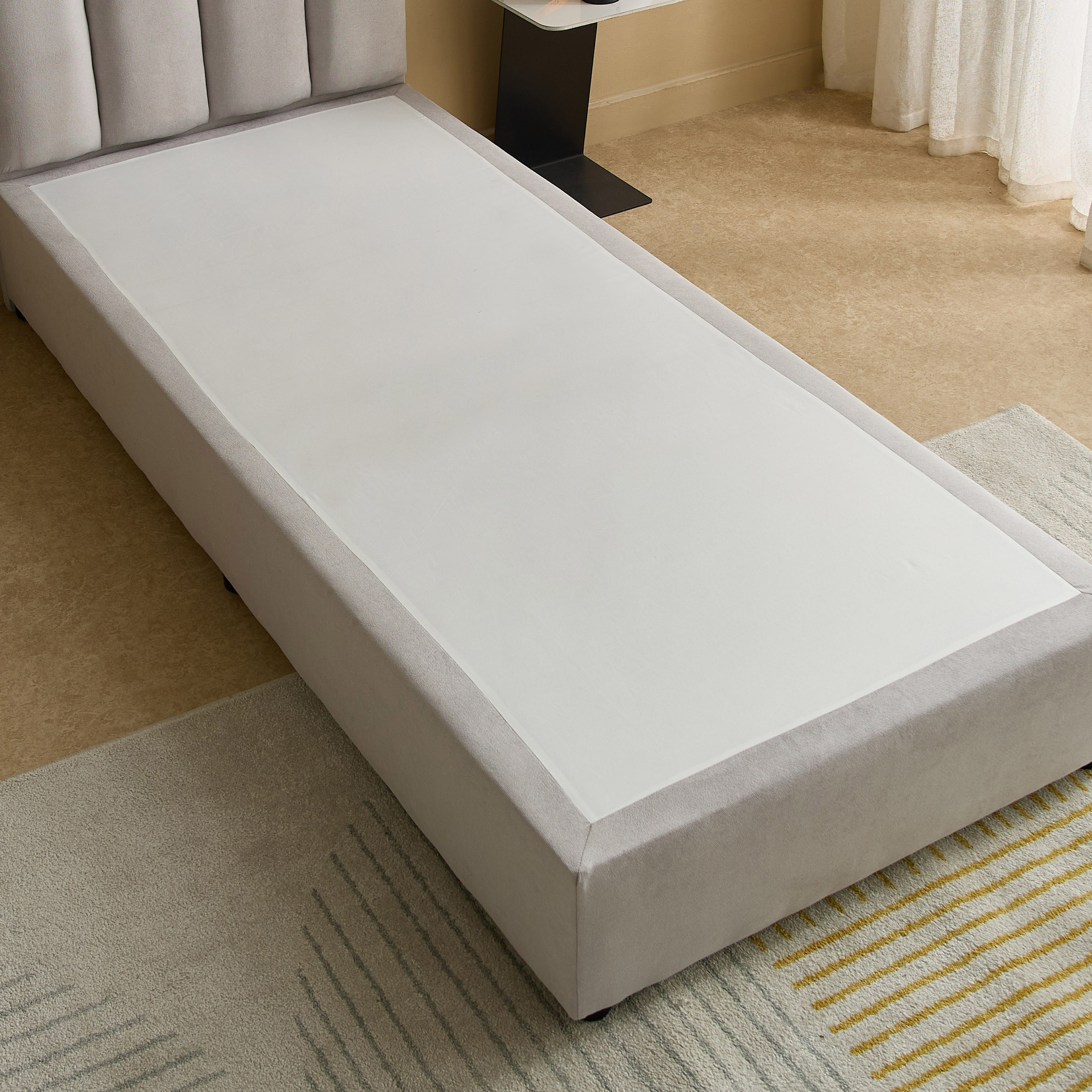Curvy Riston Upholstered Single Bed - 90x200 cm-hbxkidsandyouth-bedsandbedsets-beds-single-image-6