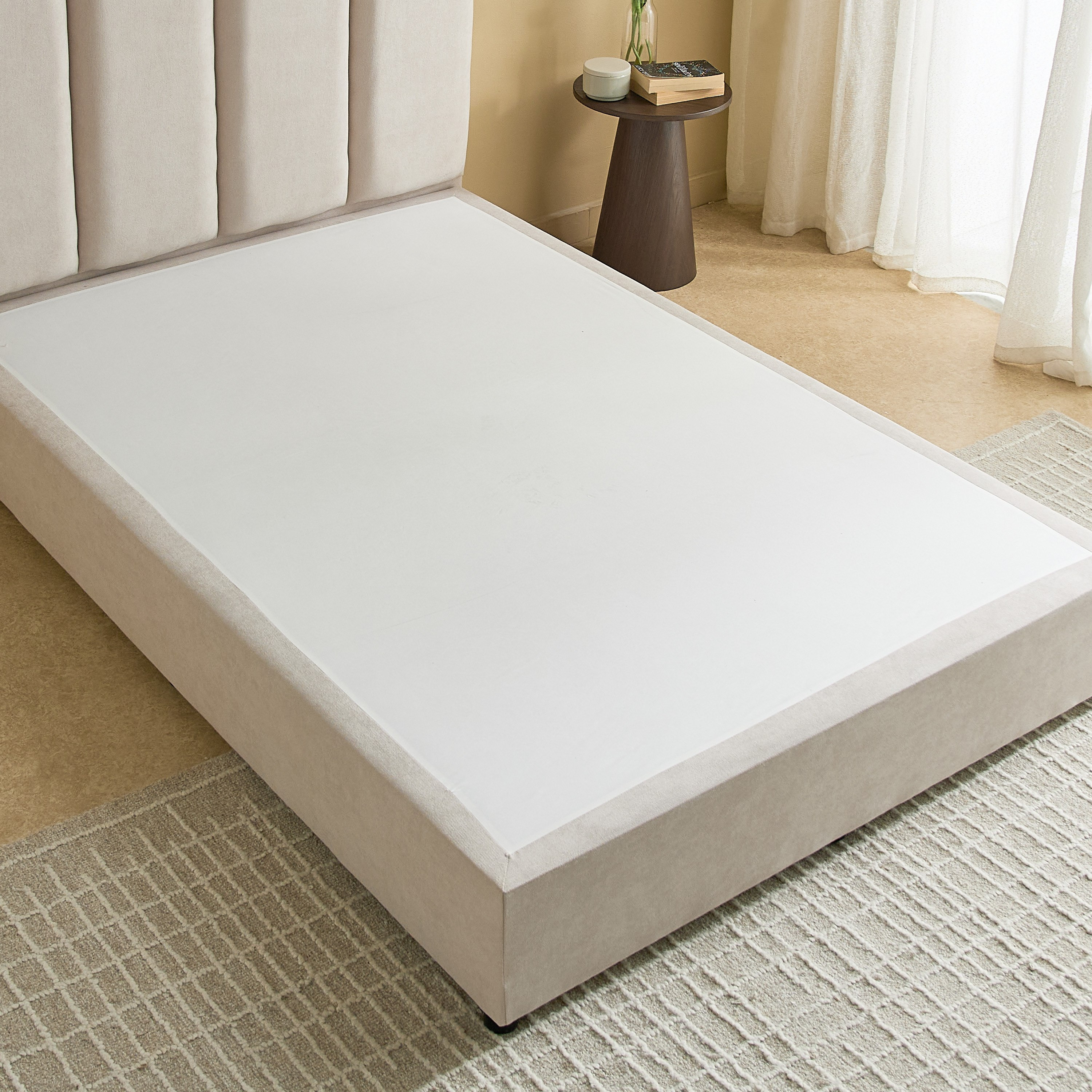Curvy Riston Upholstered Twin Bed - 120x200 cm-hbxbedroom-bedsandbedsets-upholsteredbeds-twin-image-6