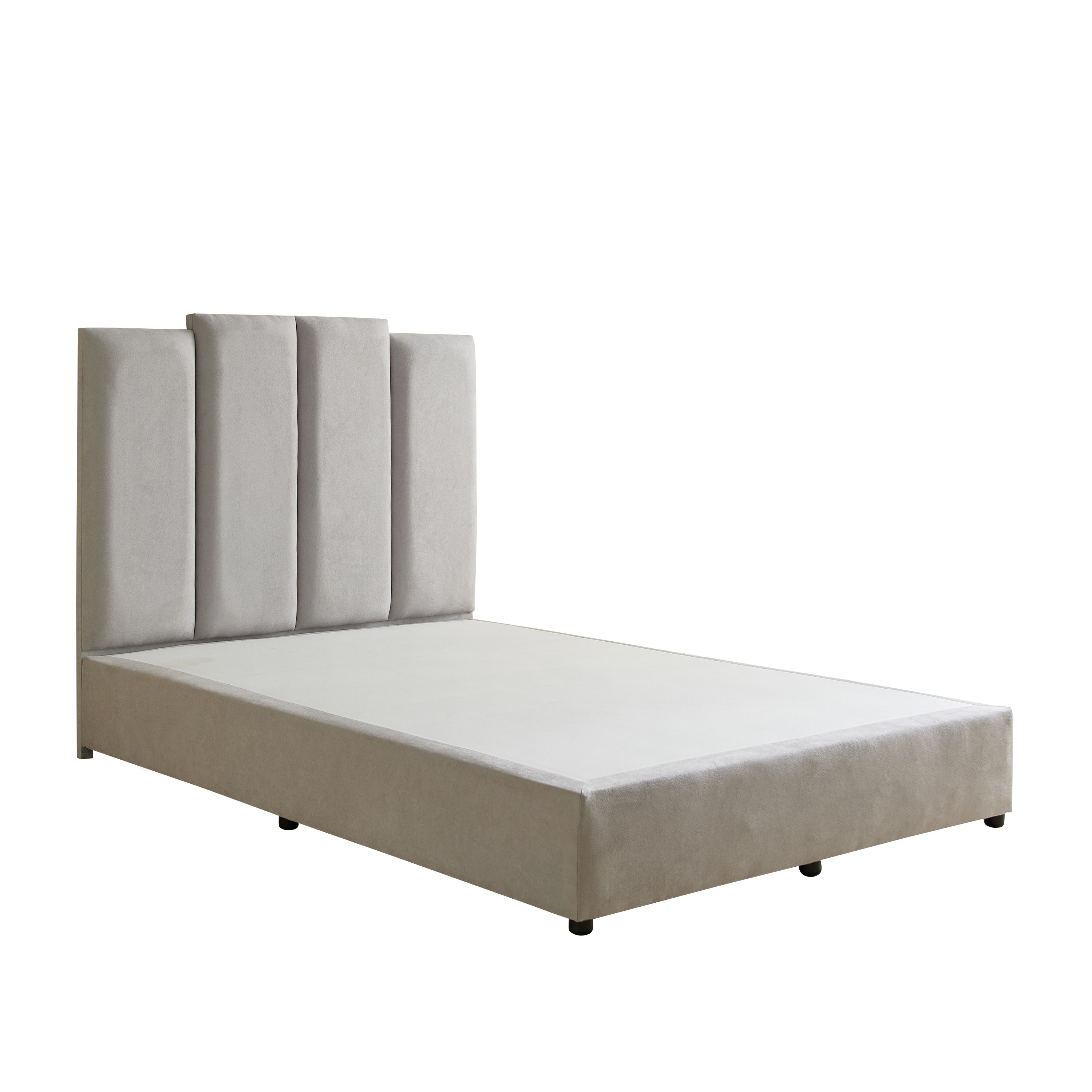 Curvy Riston Upholstered Twin Bed - 120x200 cm-hbxbedroom-bedsandbedsets-upholsteredbeds-twin-image-8