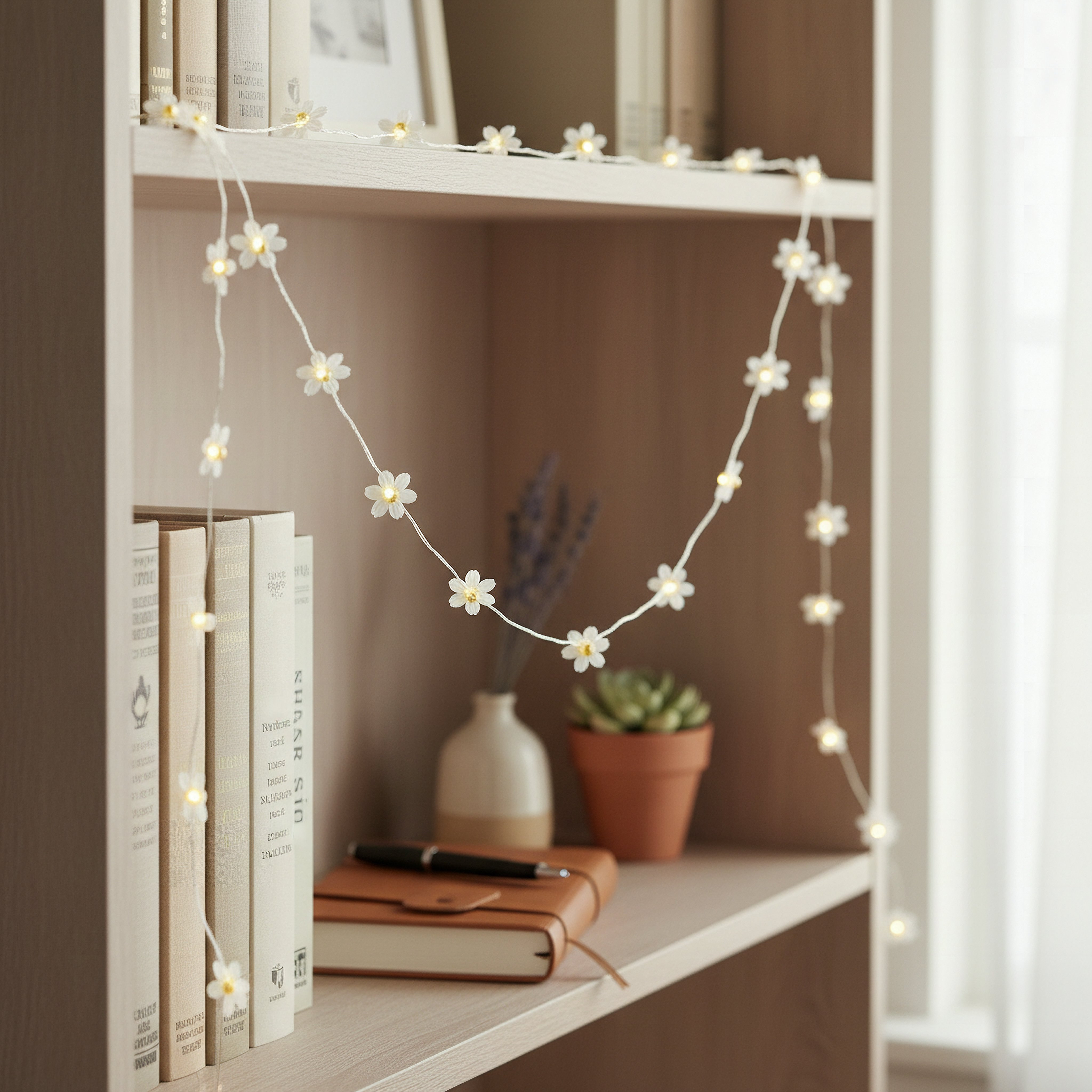 Elio 20-Piece Warm LED 2AA Flower 1.7 Metre String Light-hbxdiningroom-lighting-decorativesandstringlights-image-4