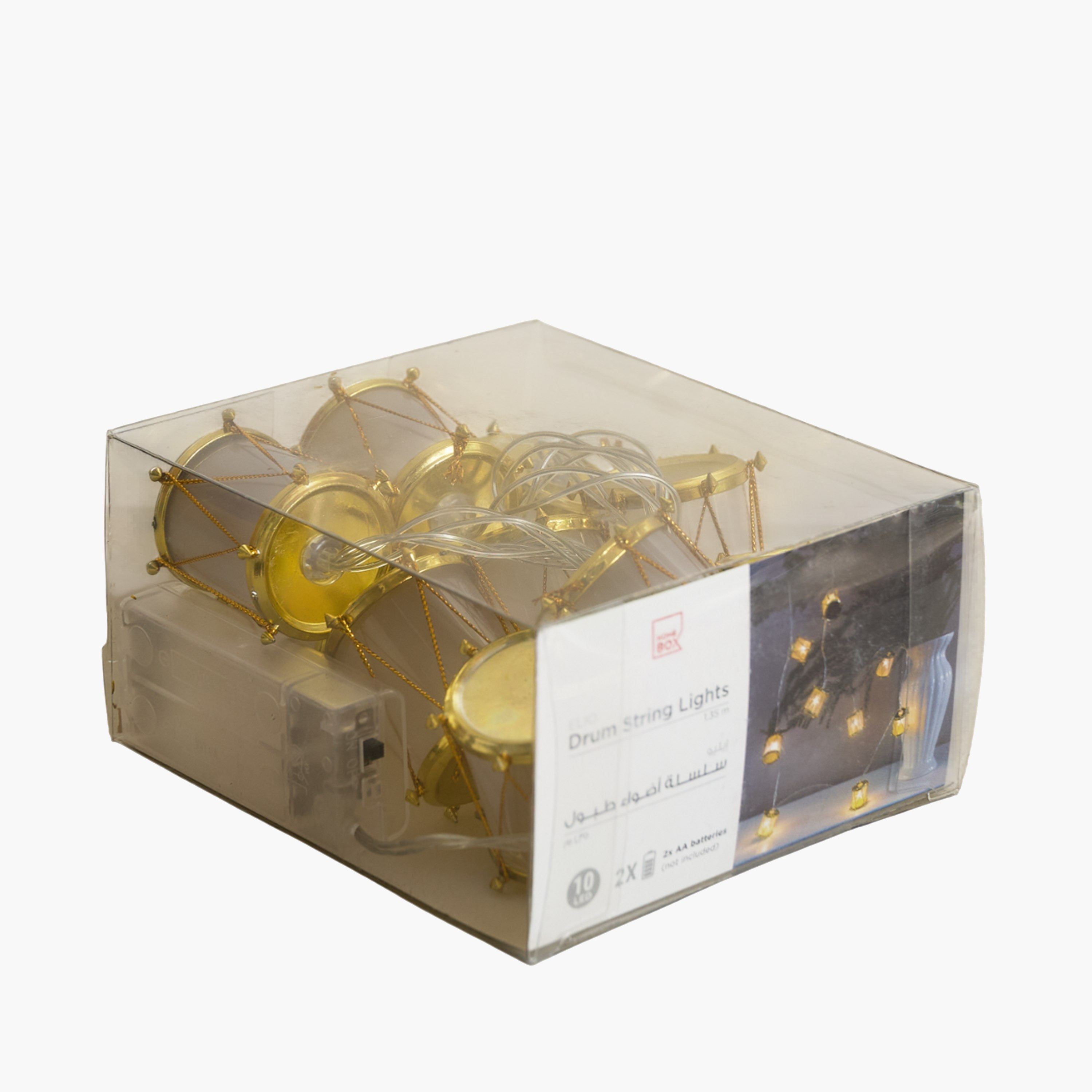 Elio 10 LED Warm White 2AA Drum String Light - 1.35 M-hbxdiningroom-lighting-decorativesandstringlights-image-5