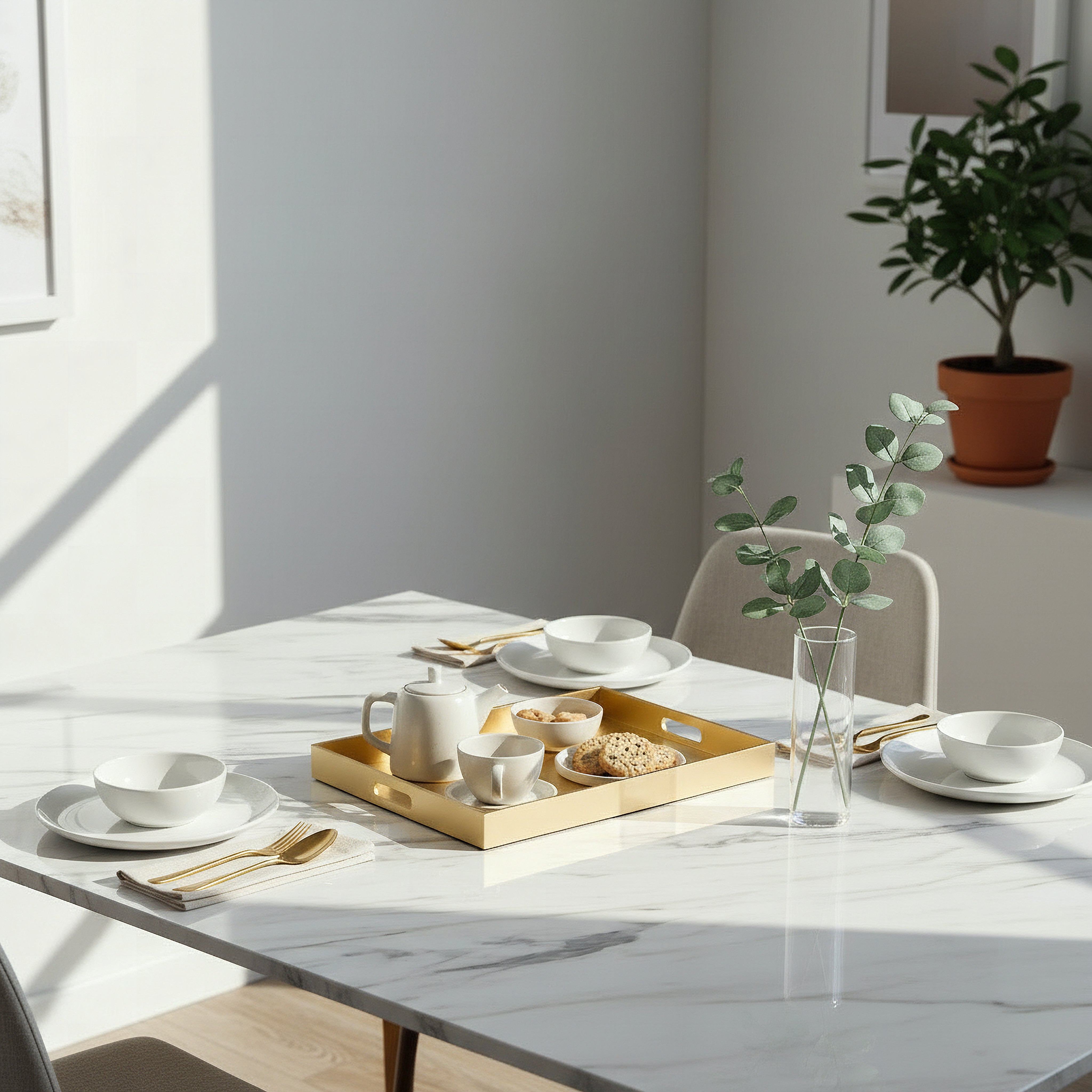 Luxe Serving Tray - 55x40x5 cm-hbxdecorandfurnishings-tabletop-serveware-image-4