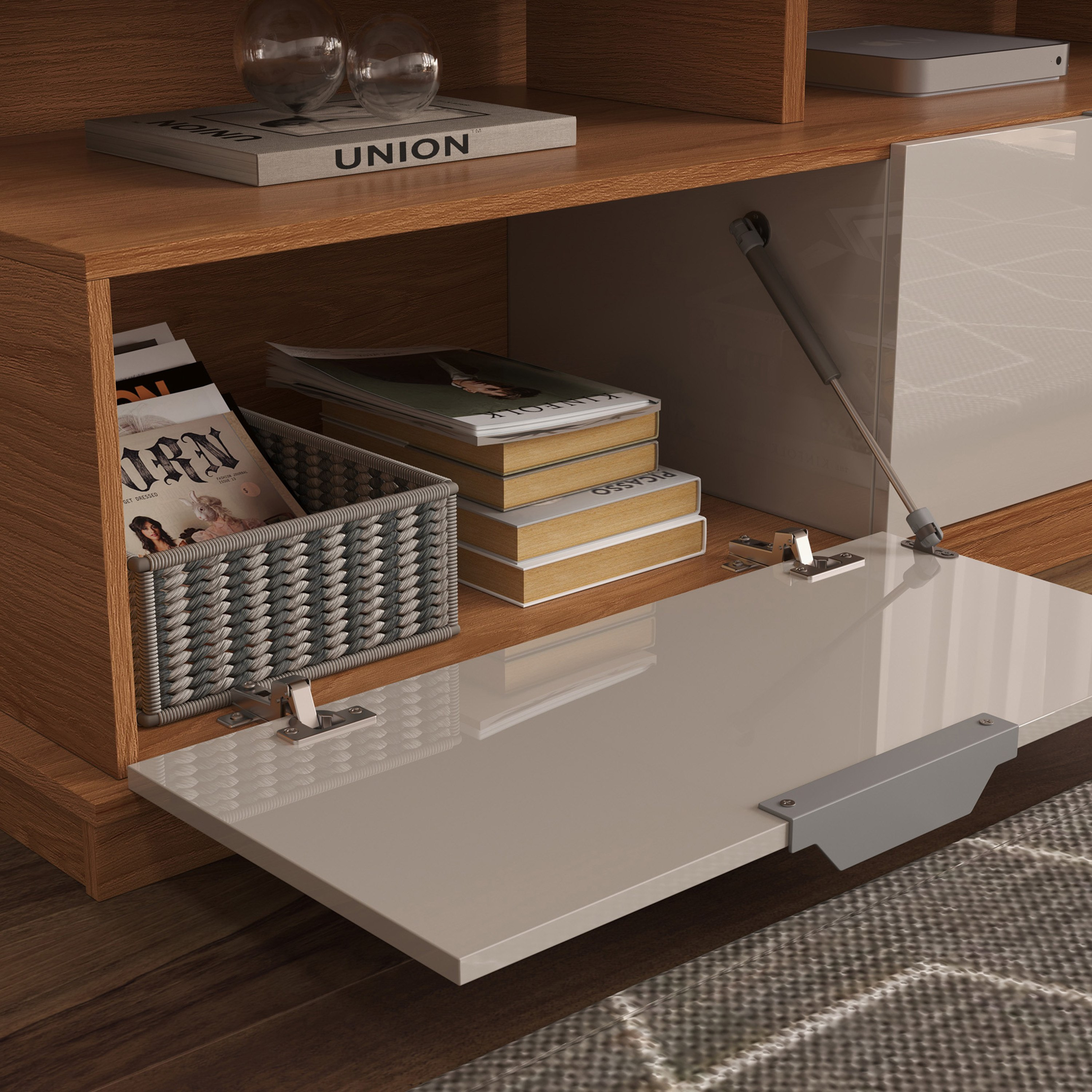 Movo Beverly Wall Unit Upto 70 inches-hbxlivingroom-mediaunitsandstorage-wallunits-image-2