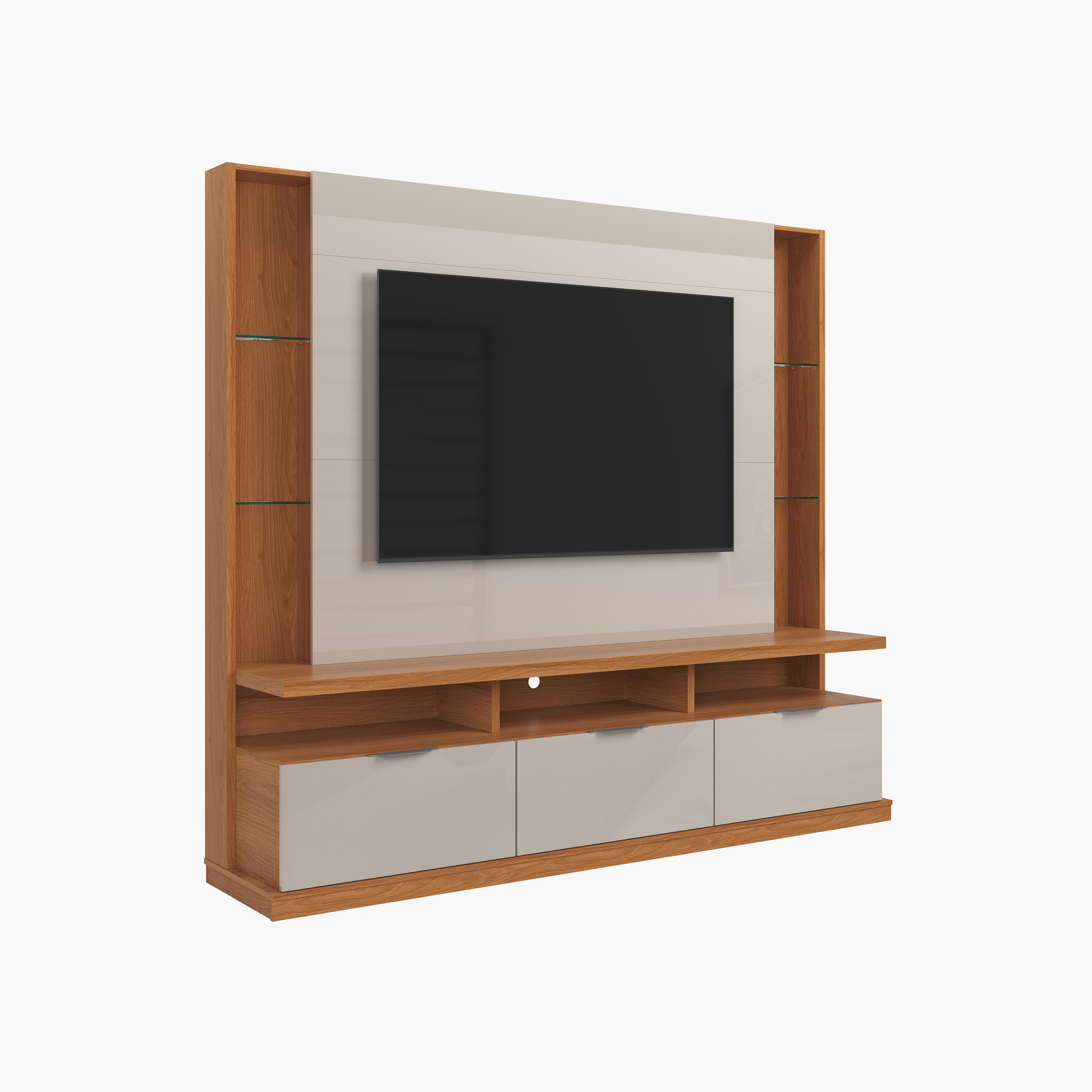 Movo Beverly Wall Unit Upto 70 inches-hbxlivingroom-mediaunitsandstorage-wallunits-image-3