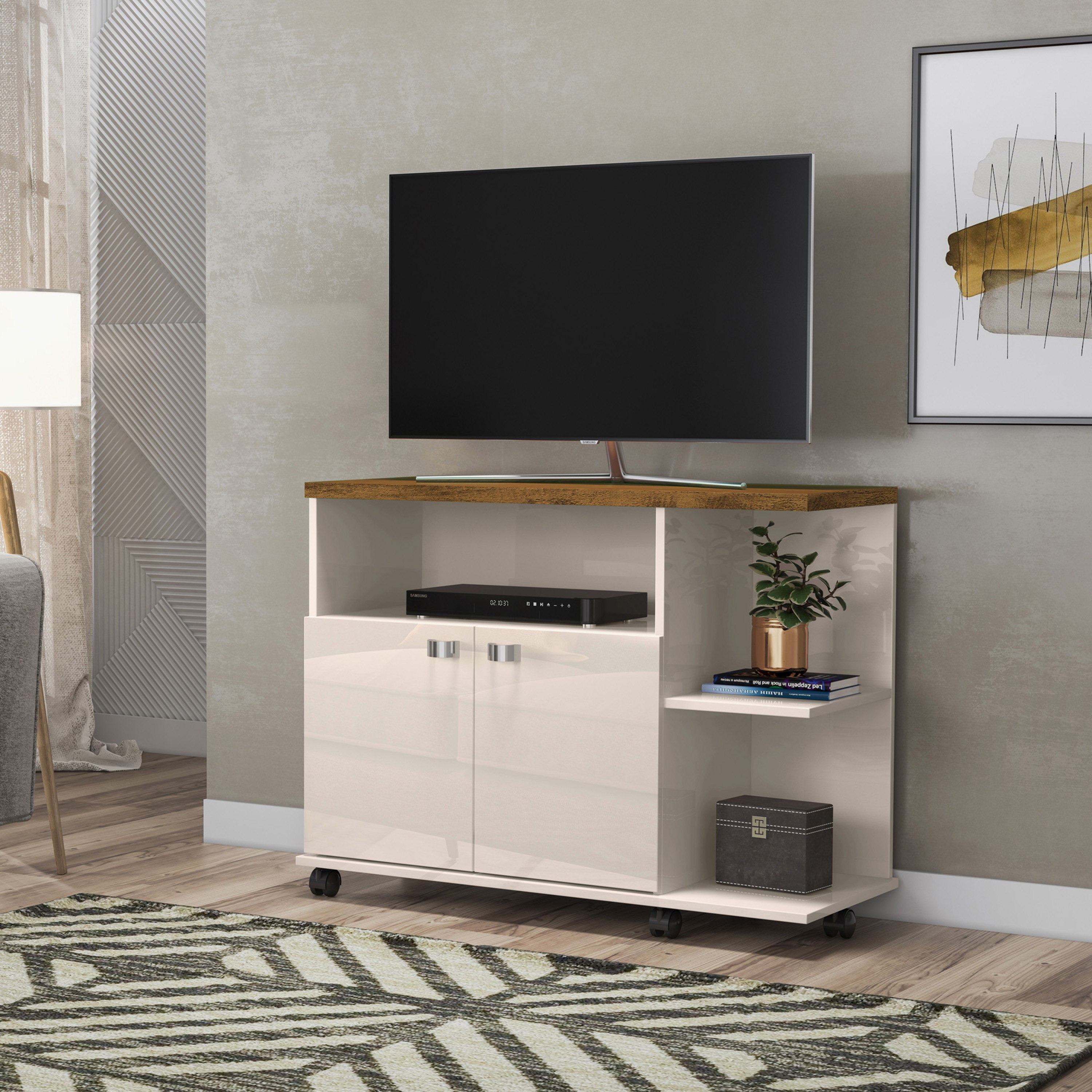 Movo Larissa High TV Stand for TVs upto 47 inches-hbxlivingroom-mediaunitsandstorage-tvunits-image-1