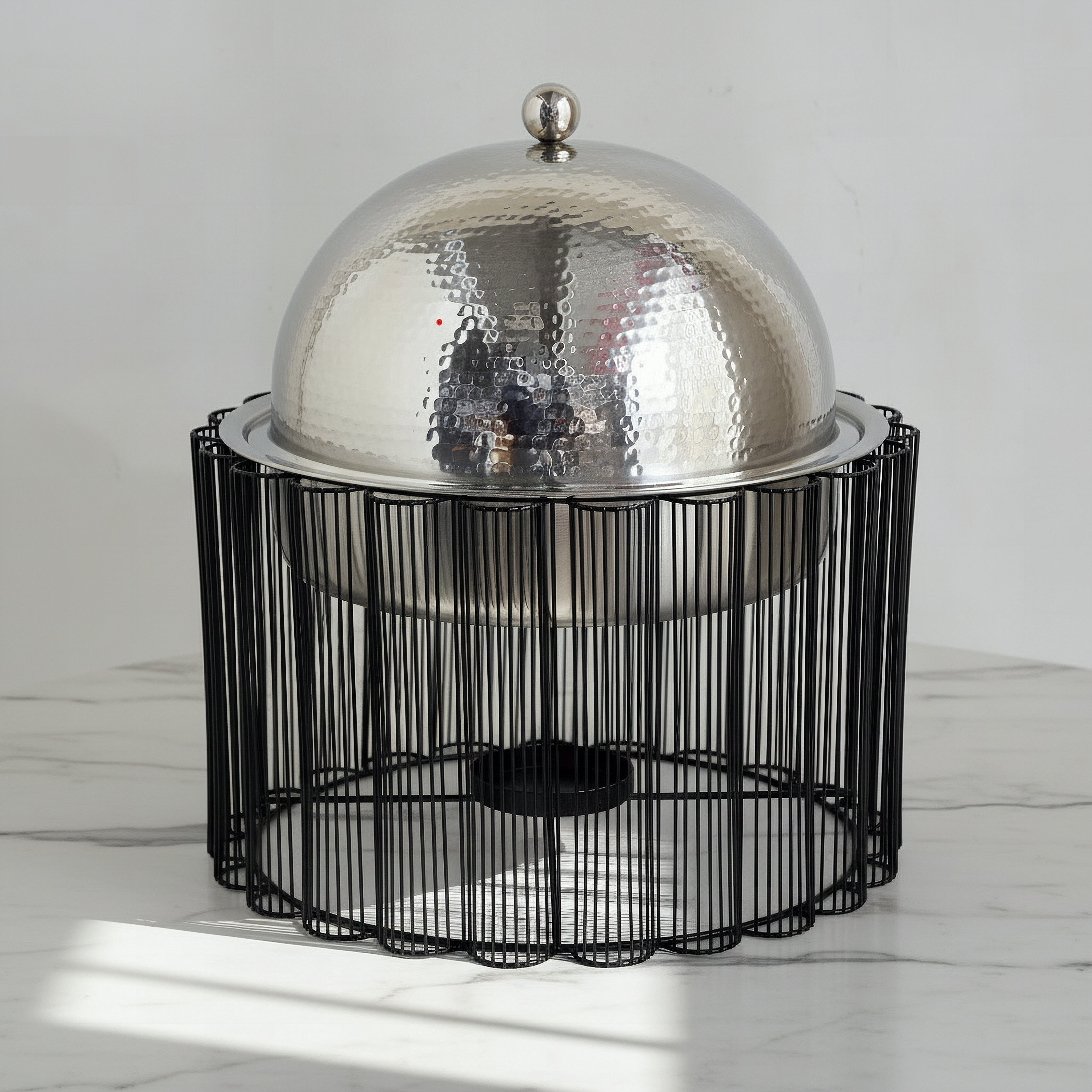 Noor Edina Stainless Steel Food Warmer - 5 L-hbxdecorandfurnishings-tabletop-serveware-image-1