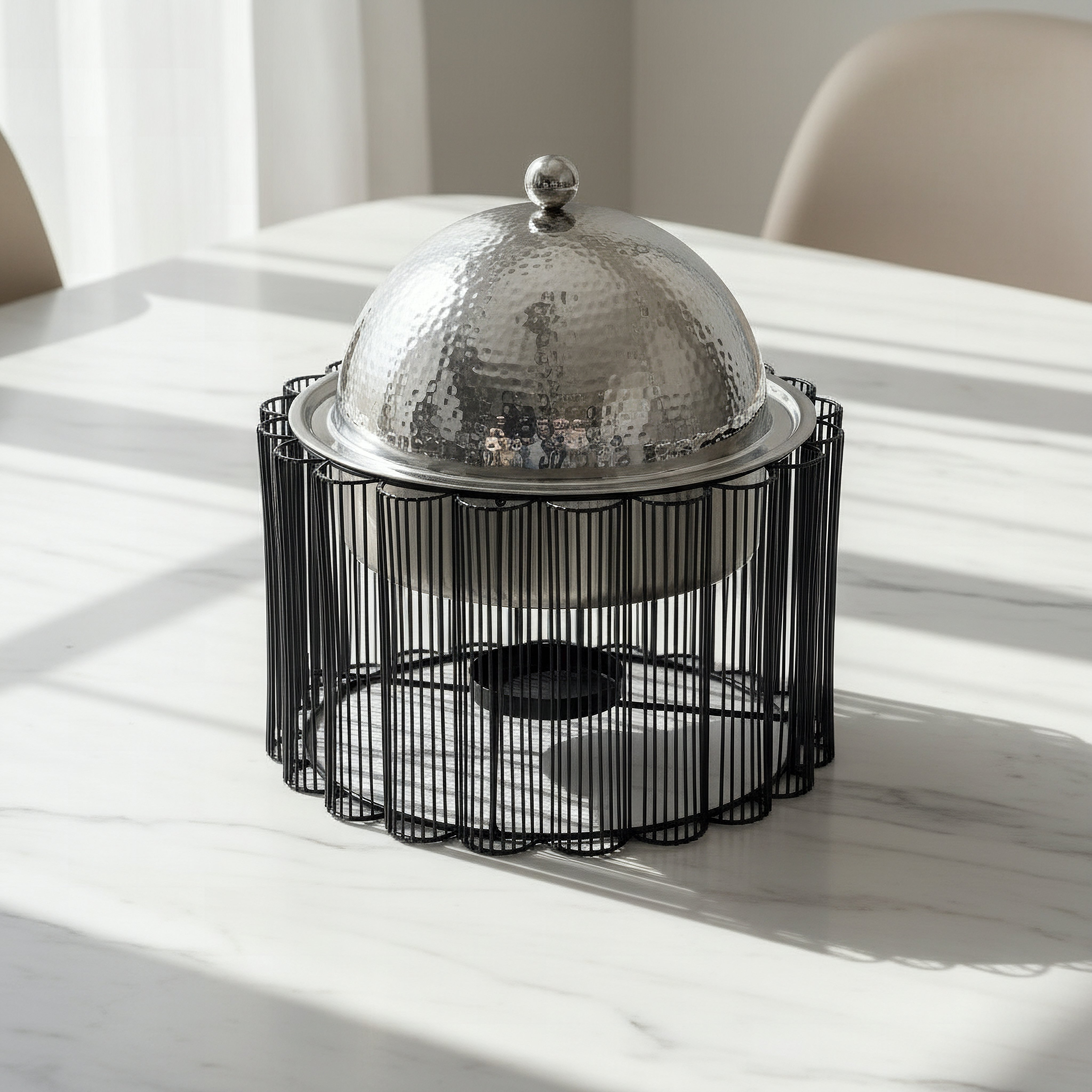 مسخن طعام ستانلس ستيل من نور إدينا - 3 لتر-hbxdecorandfurnishings-tabletop-serveware-image-1