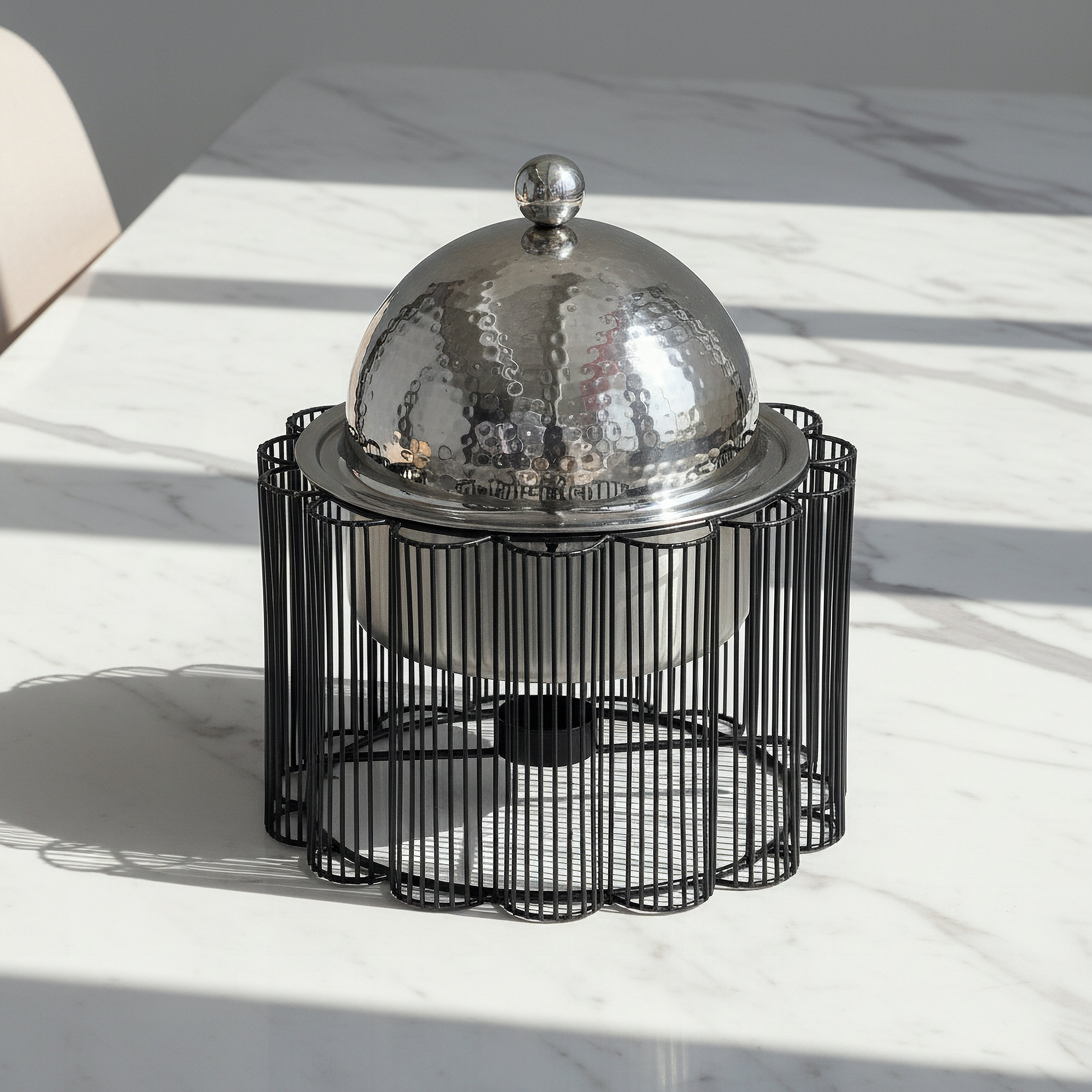 Noor Edina Stainless Steel Food Warmer - 1.5 L-hbxdecorandfurnishings-tabletop-serveware-image-1