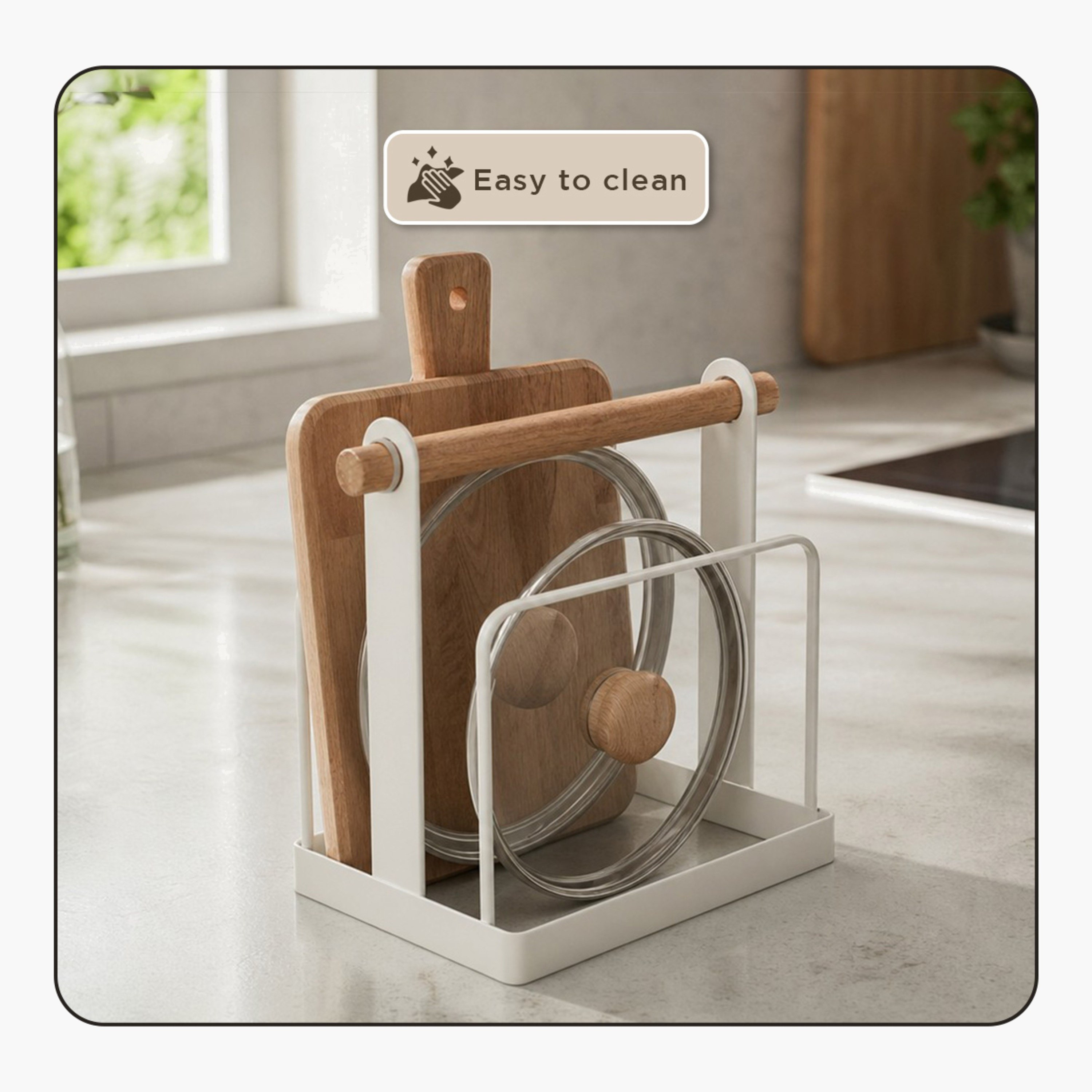 Maisan Cutting Board and Lid Holder Organiser-hbxkitchen-kitchenware-choppingboards-image-6
