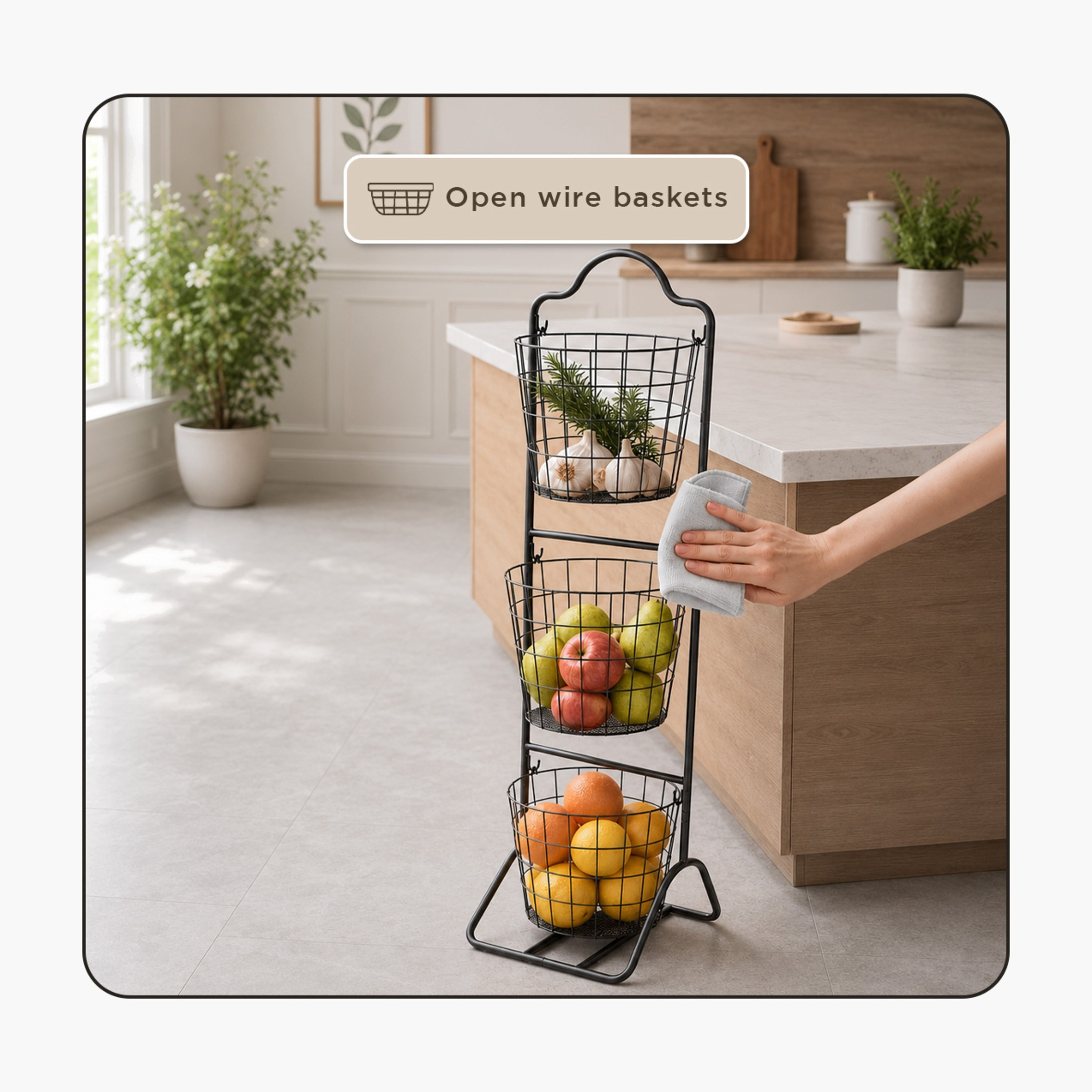 سلة تخزين فواكه معدنية بـ3 طوابق من إبوني-hbxkitchen-kitchenware-kitchenaccessories-image-6