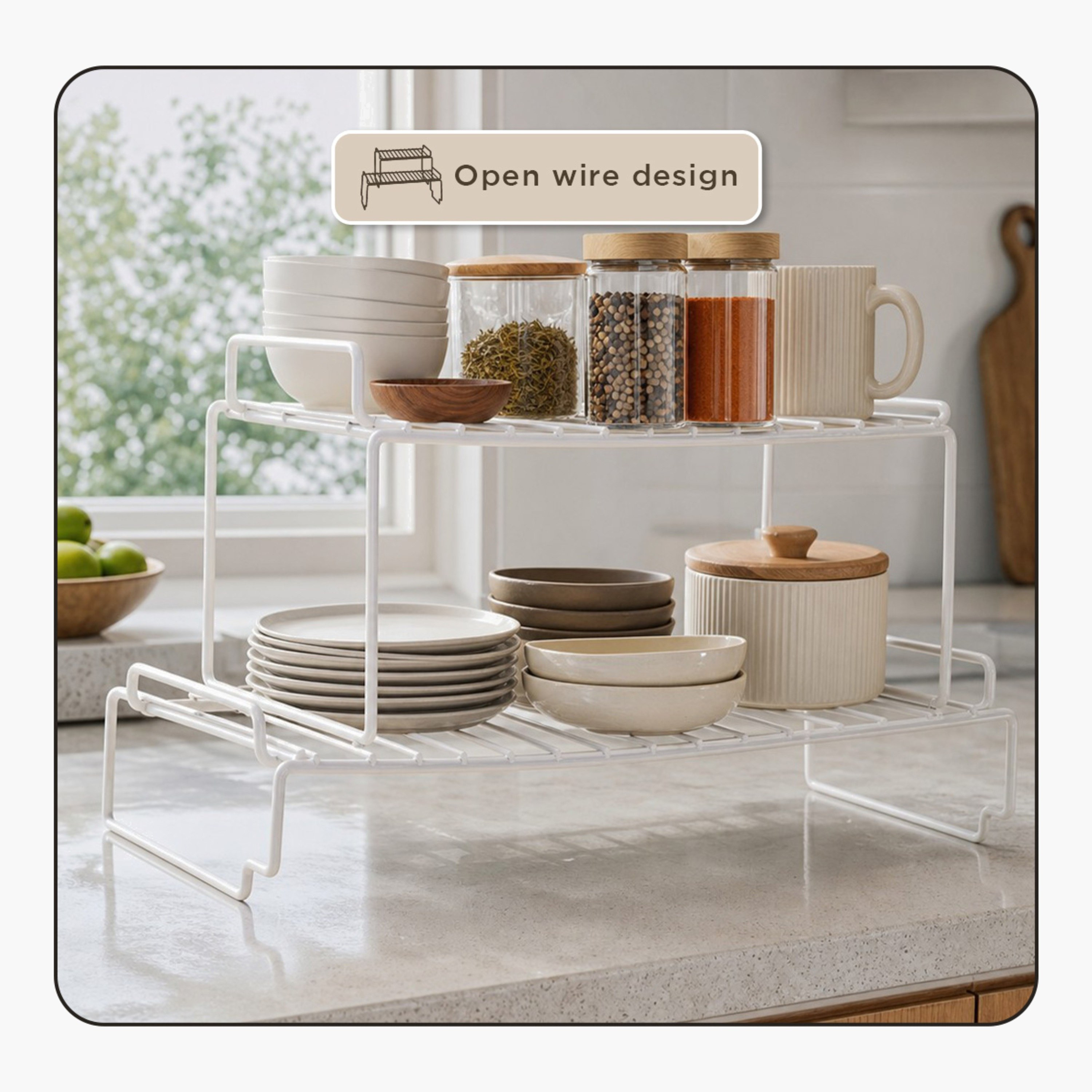 Maisan 2-in-1 Cabinet Rack Organiser-hbxhomeware-hbxkitchen-image-8