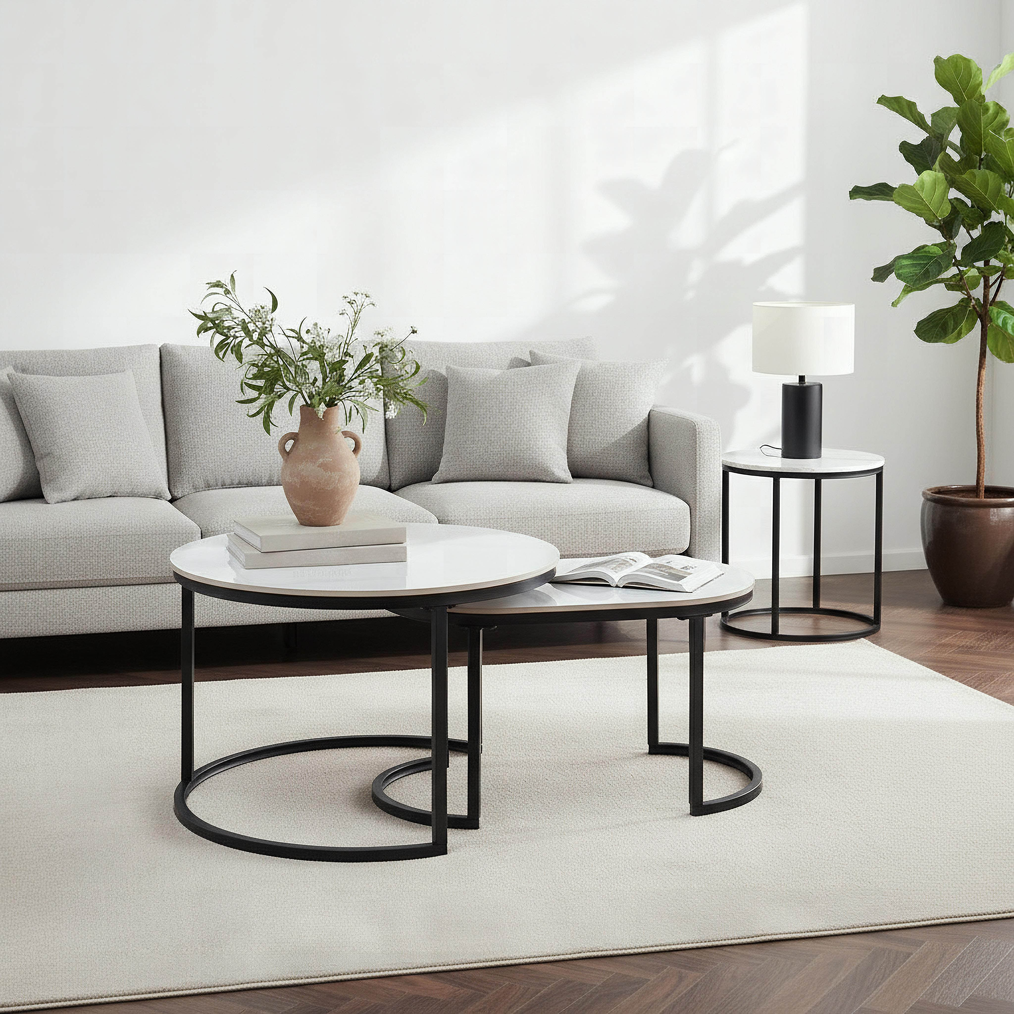 Roma 2-Piece Oval Sintered Stone Coffee Table Set-hbxlivingroom-tablesandstands-coffeetables-image-5
