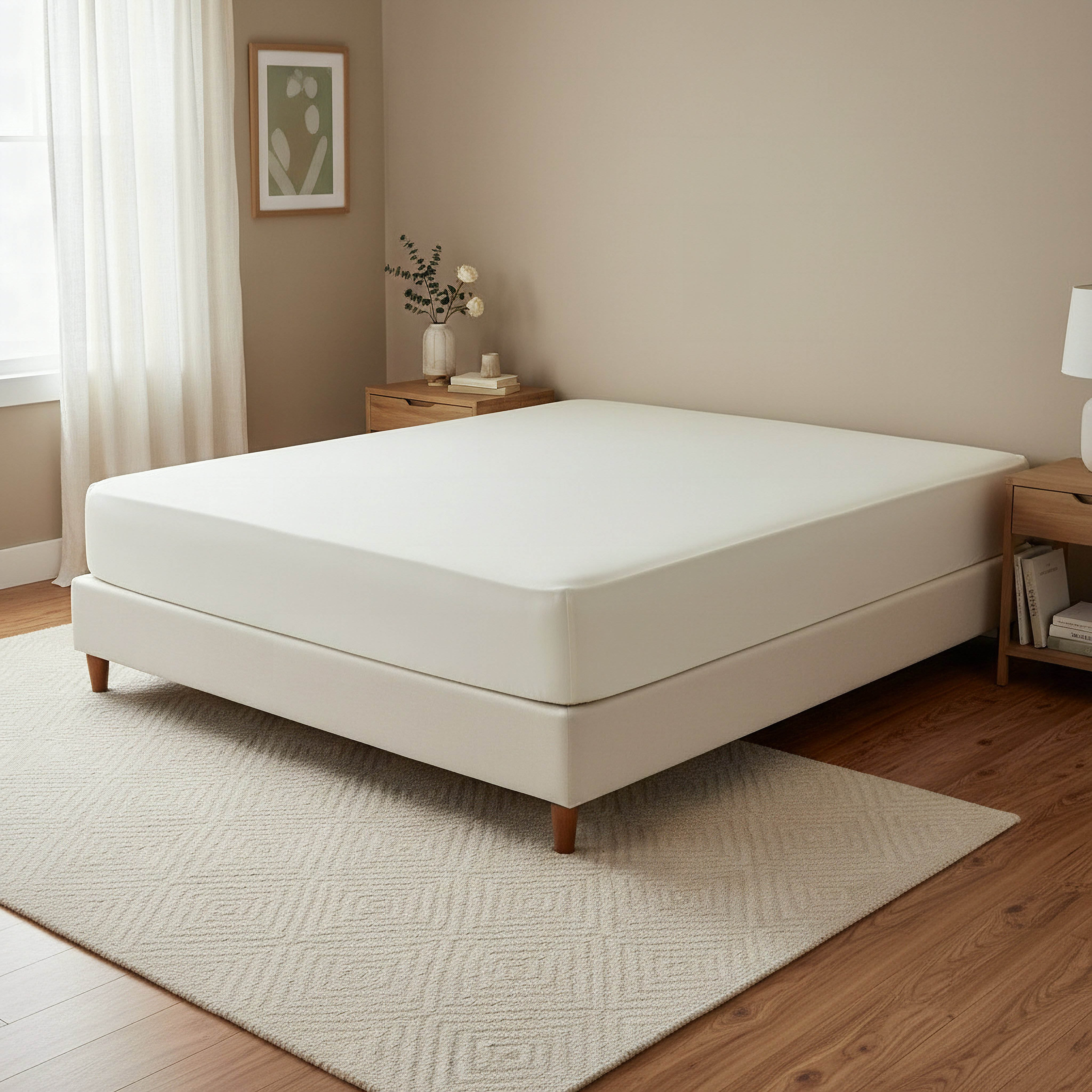 Purely Percale King Fitted Sheet - 180x200+40 cm-hbxhomeware-hbxbedroom-image-3