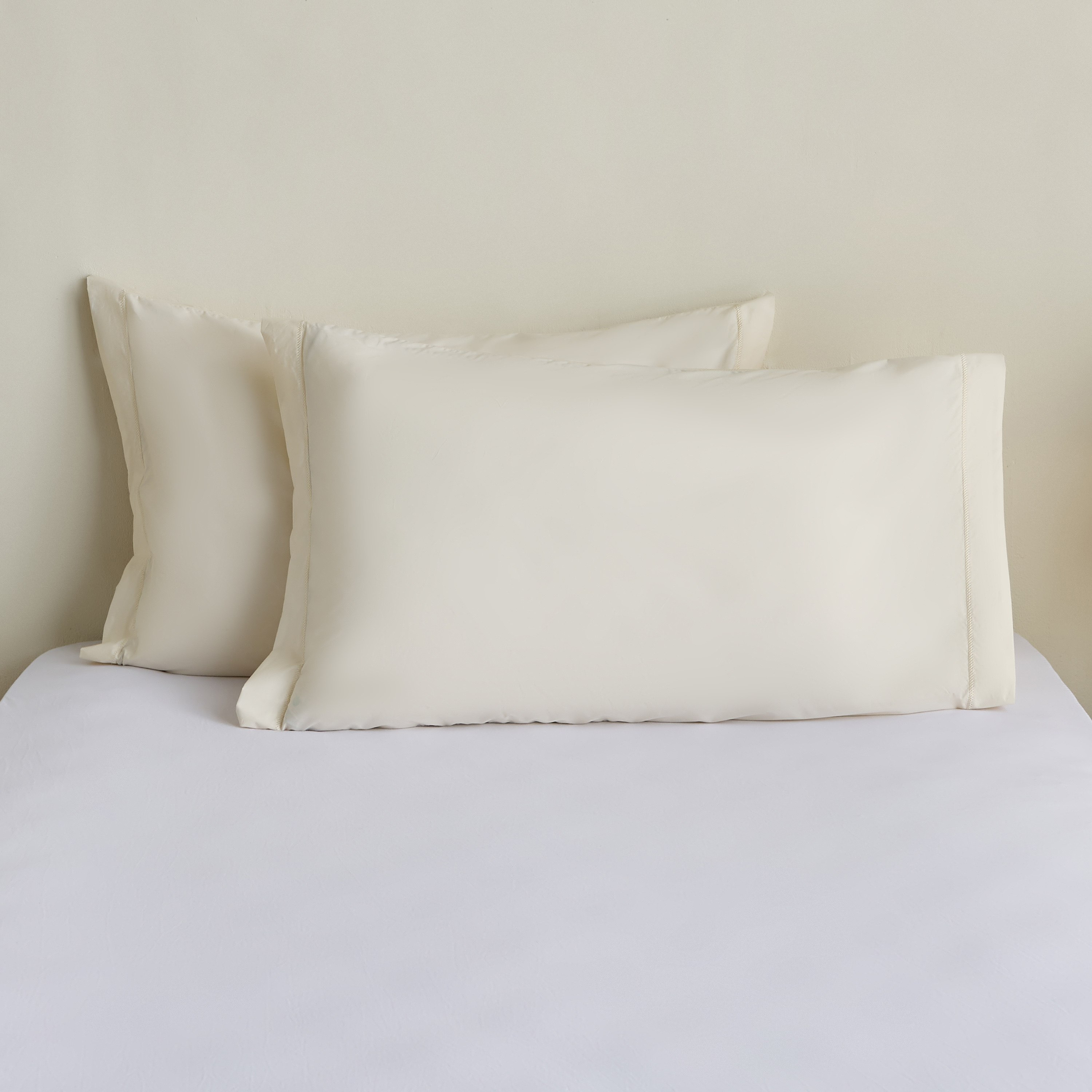 طقم أغطية وسائد بحافة قطعتين من بيورلي بيركال - 50x75+15 سم-hbxhomeware-hbxbedroom-image-2