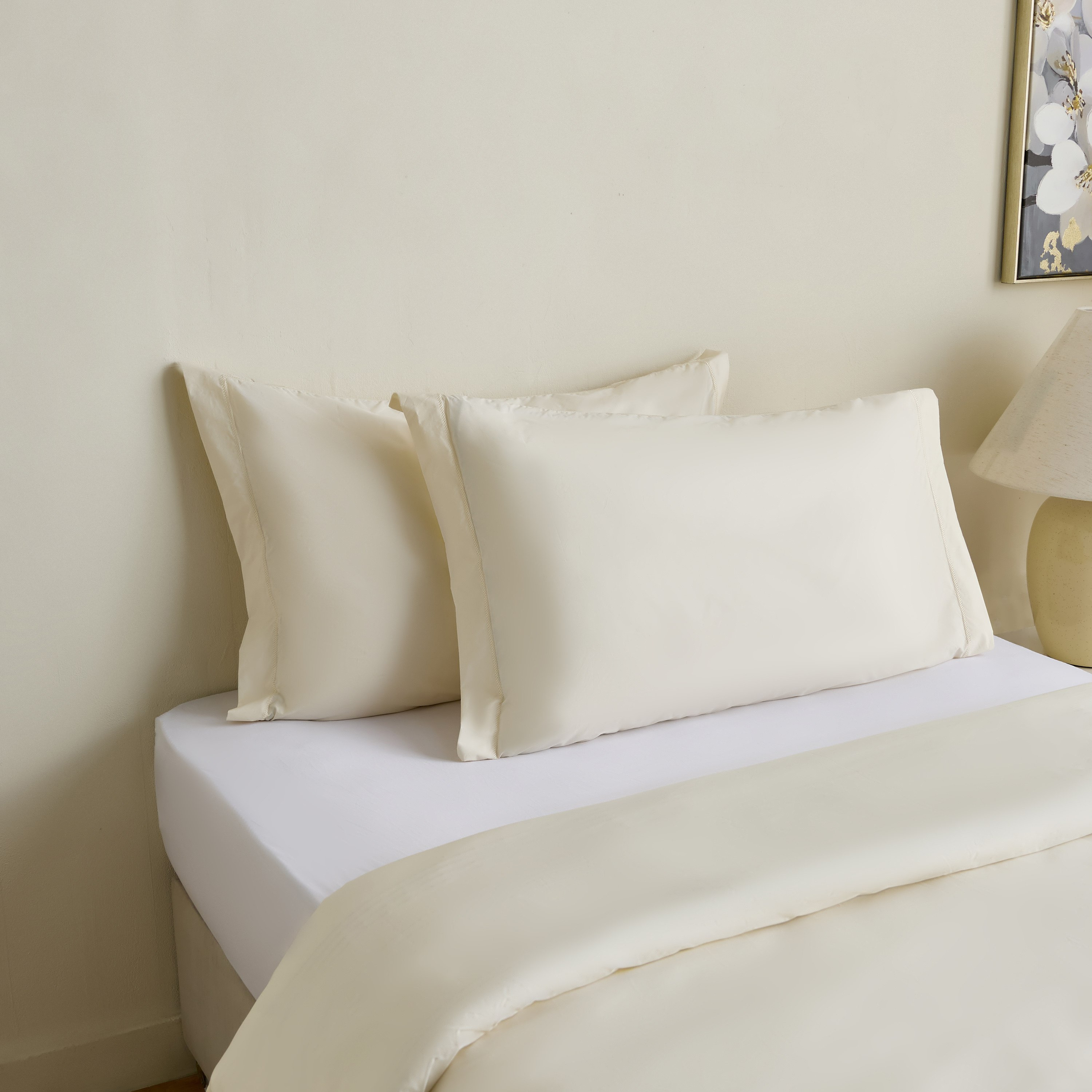 طقم أغطية وسائد بحافة قطعتين من بيورلي بيركال - 50x75+15 سم-hbxhomeware-hbxbedroom-image-6
