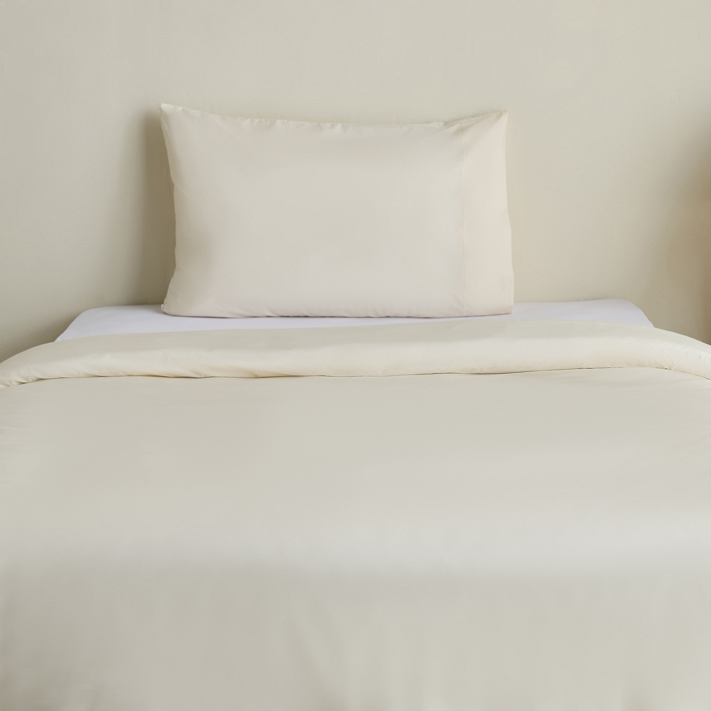 طقم غطاء لحاف مفرد قطعتين بيركال بعدد خيوط 300 من بورلي - 135x200 سم-hbxhomeware-hbxbedroom-image-2