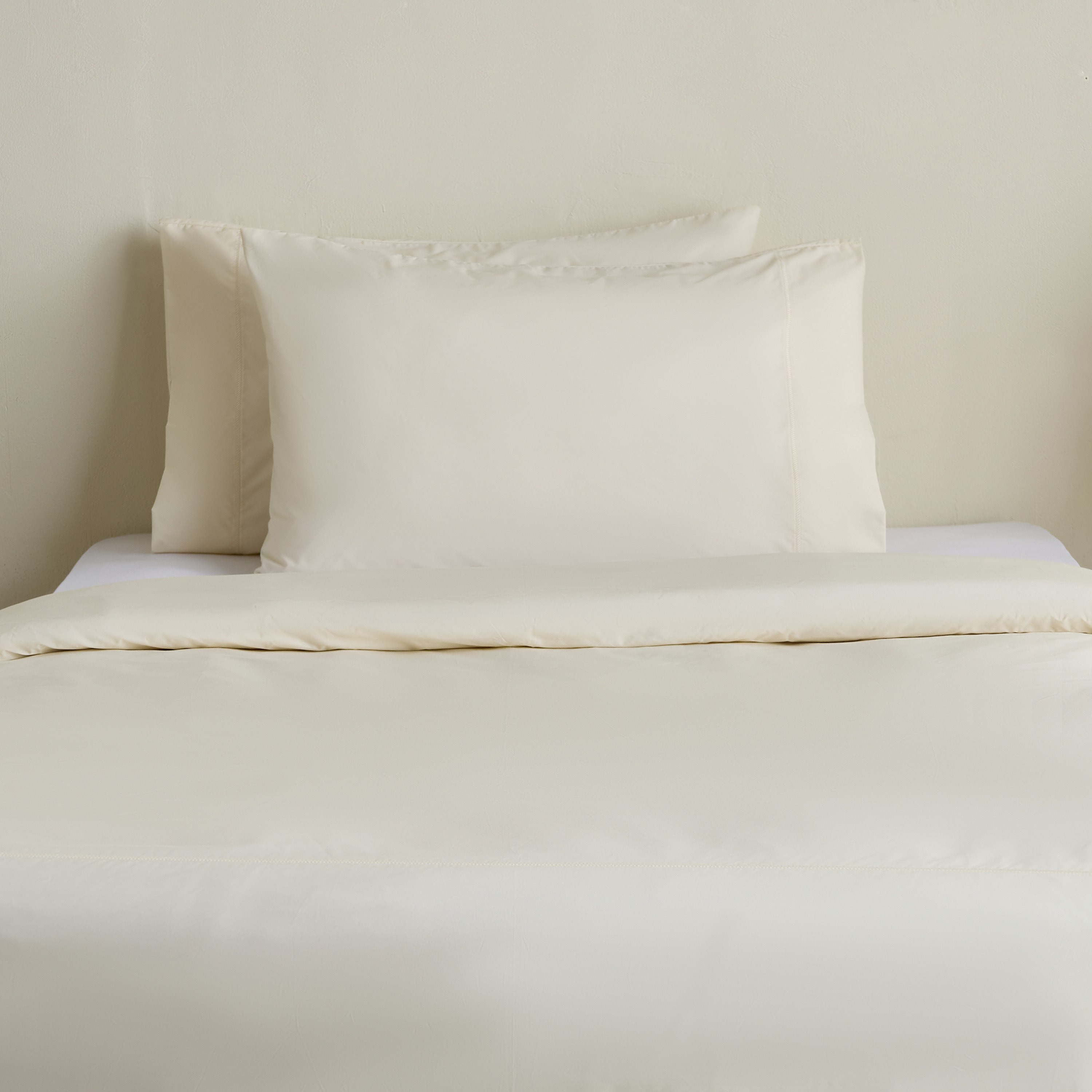 طقم غطاء لحاف توين 3 قطع بيركال بعدد خيوط 300 من بورلي - 150x220 سم-hbxhomeware-hbxbedroom-image-2